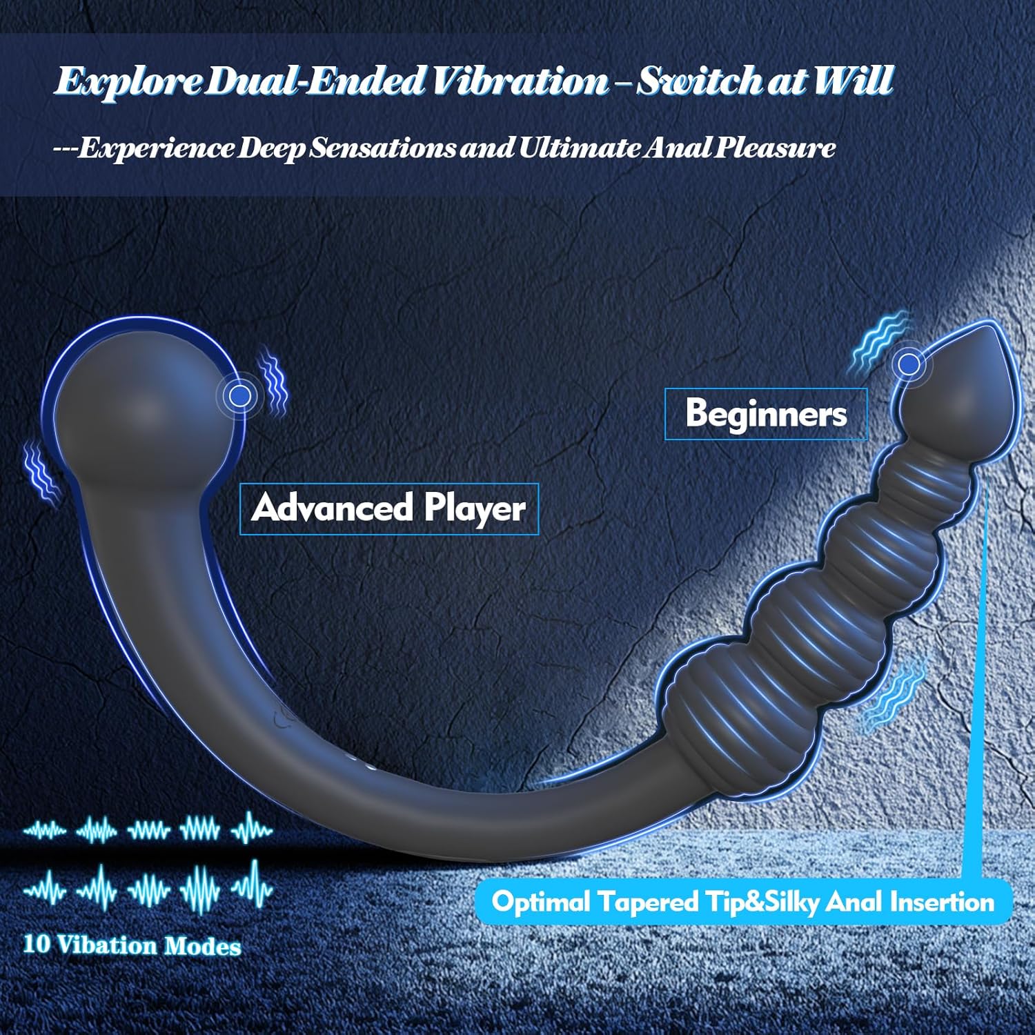 DualLust Dual-Ended Vibrating Prostate Massager