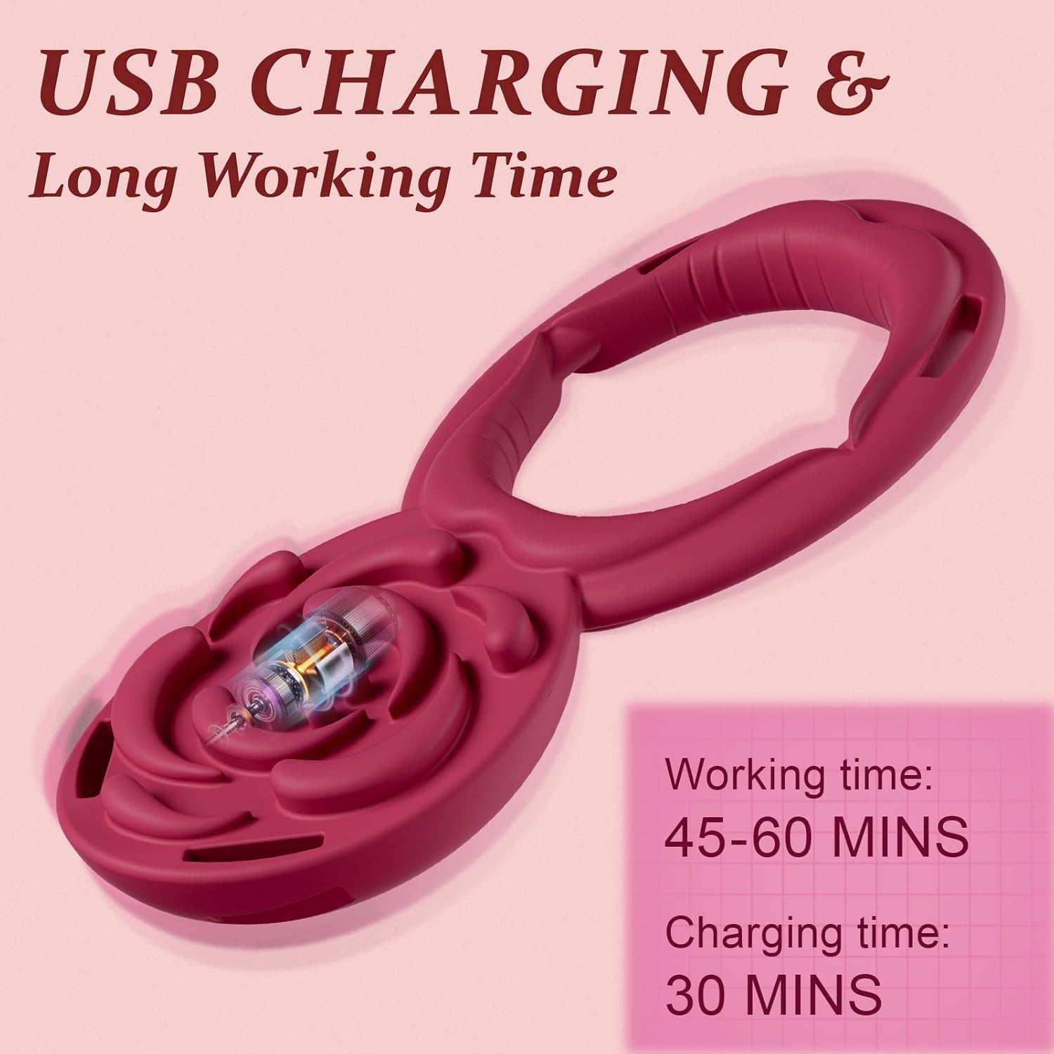 DualMuse 3-in-1 Rose Clit & Cock Ring Vibrator