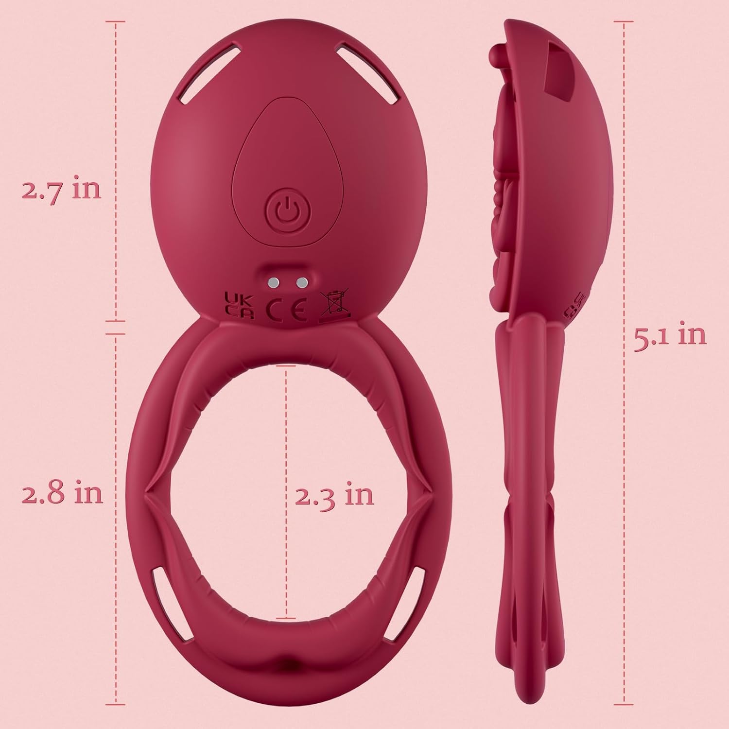 DualMuse 3-in-1 Rose Clit & Cock Ring Vibrator
