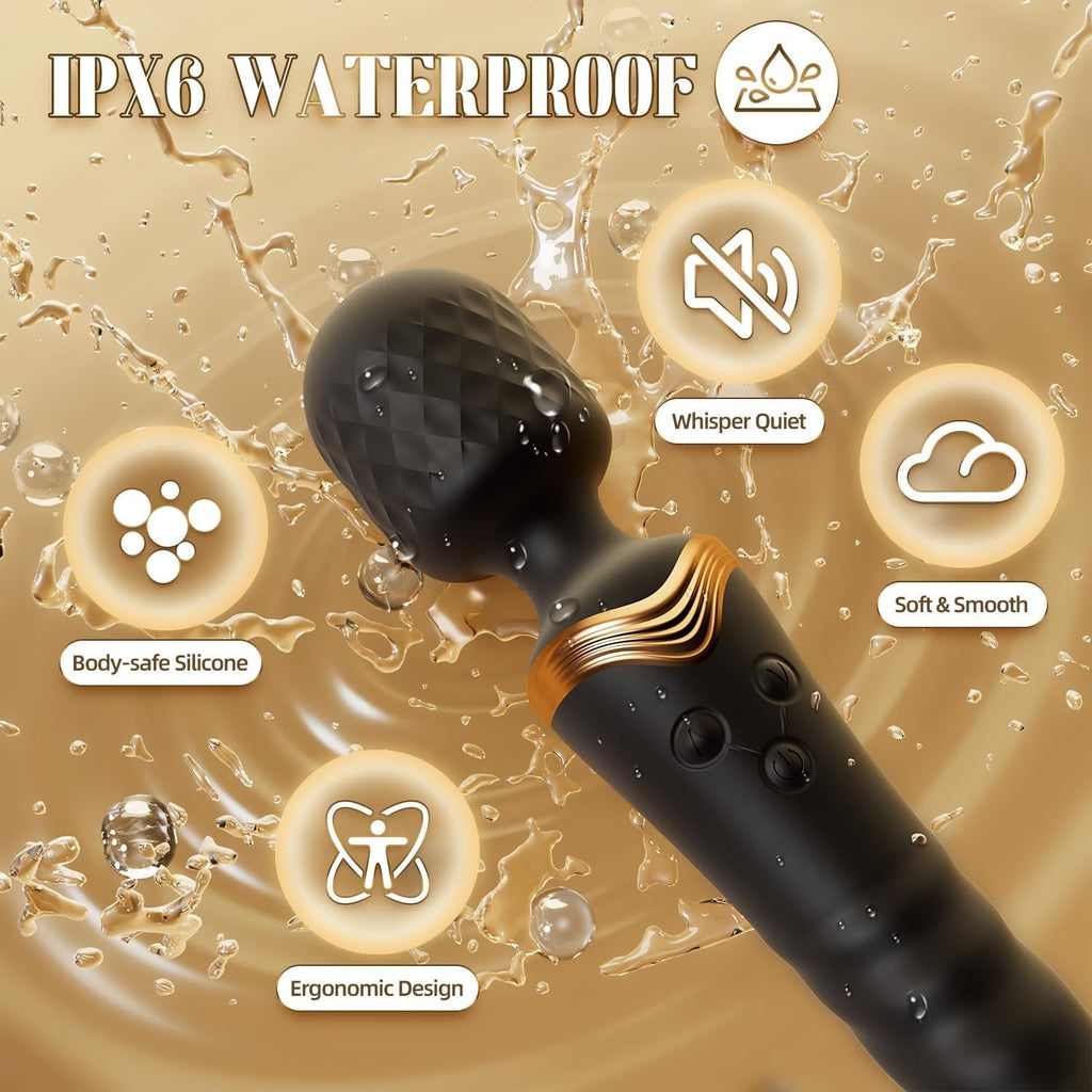 DualRush Dual Motor Sex Wand Dildo Vibrator