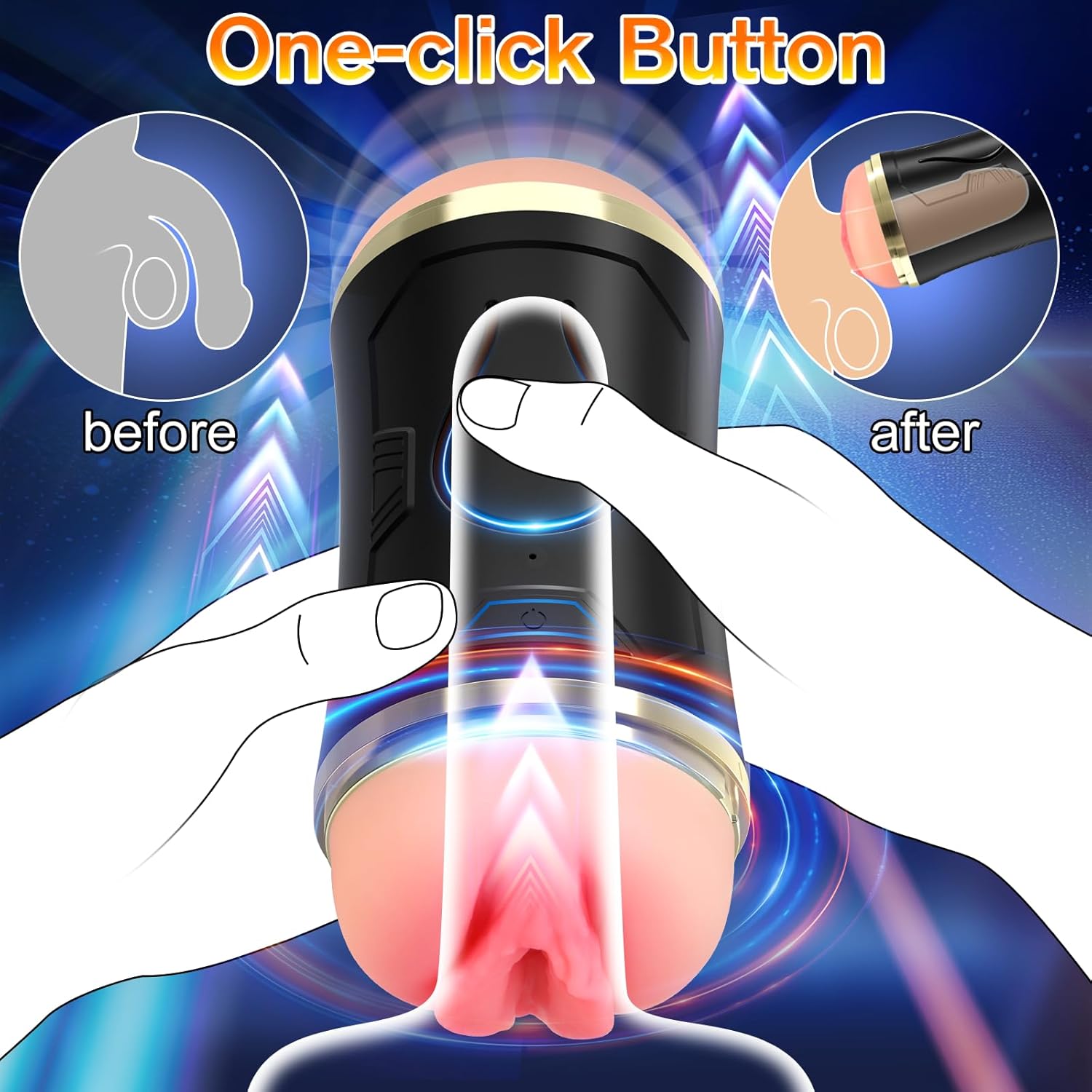 DualStroke Double-Ended Vibrating Fleshlight Stroker