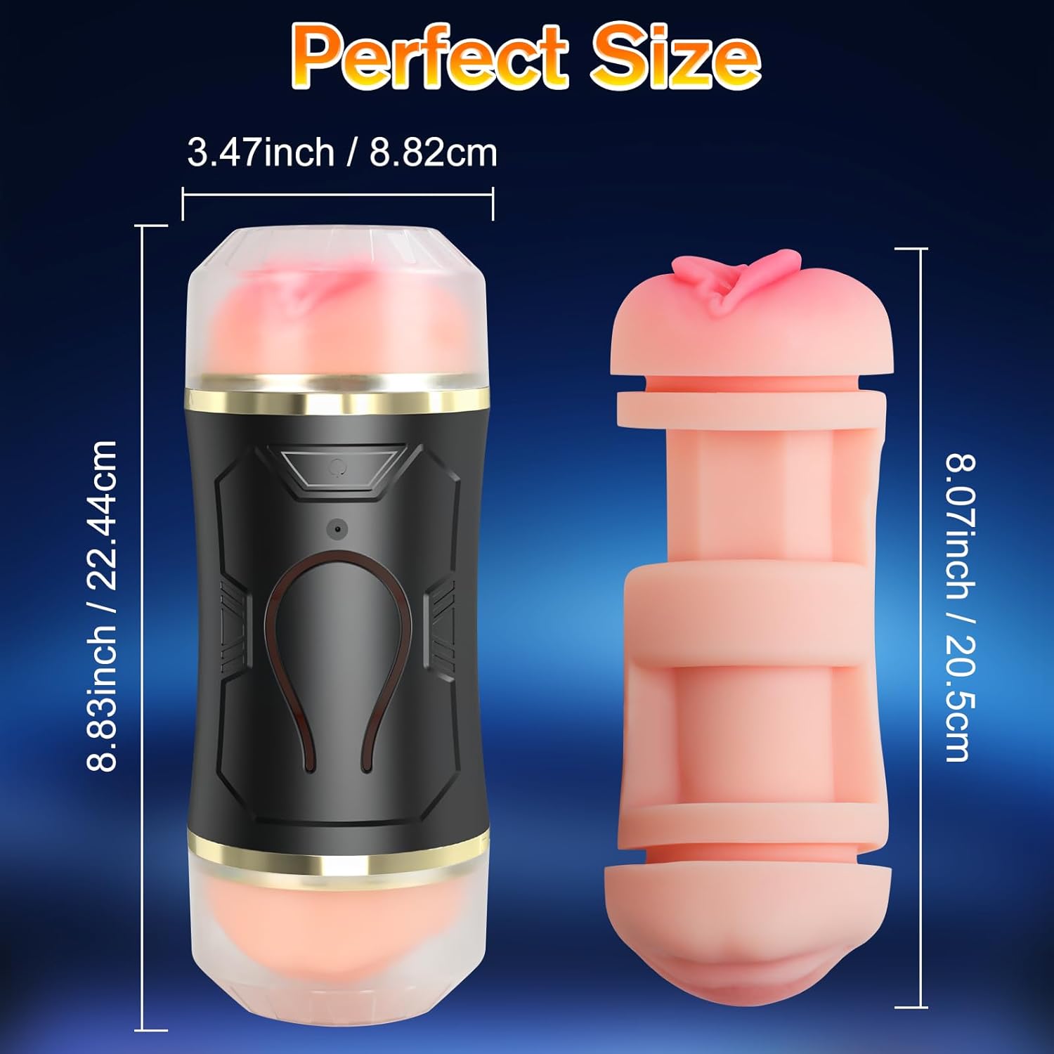 DualStroke Double-Ended Vibrating Fleshlight Stroker