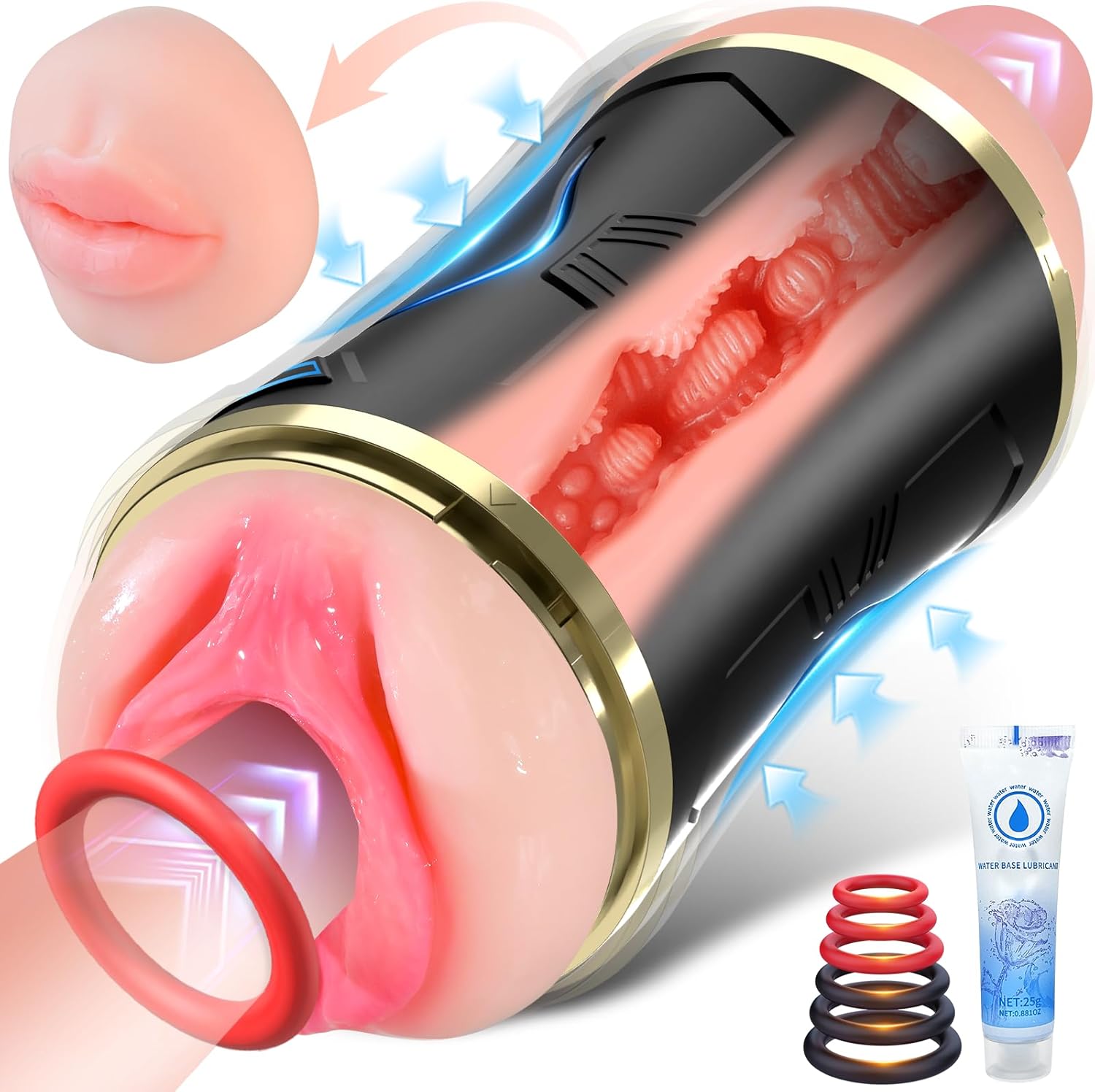 DualStroke Double-Ended Vibrating Fleshlight Stroker
