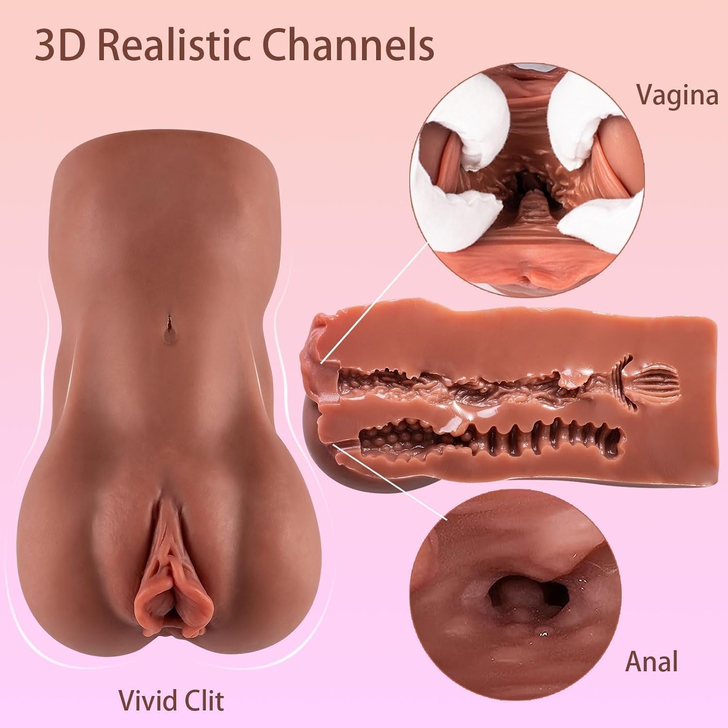 DualTease Pocket Pussy – Vagina & Anal Masturbator