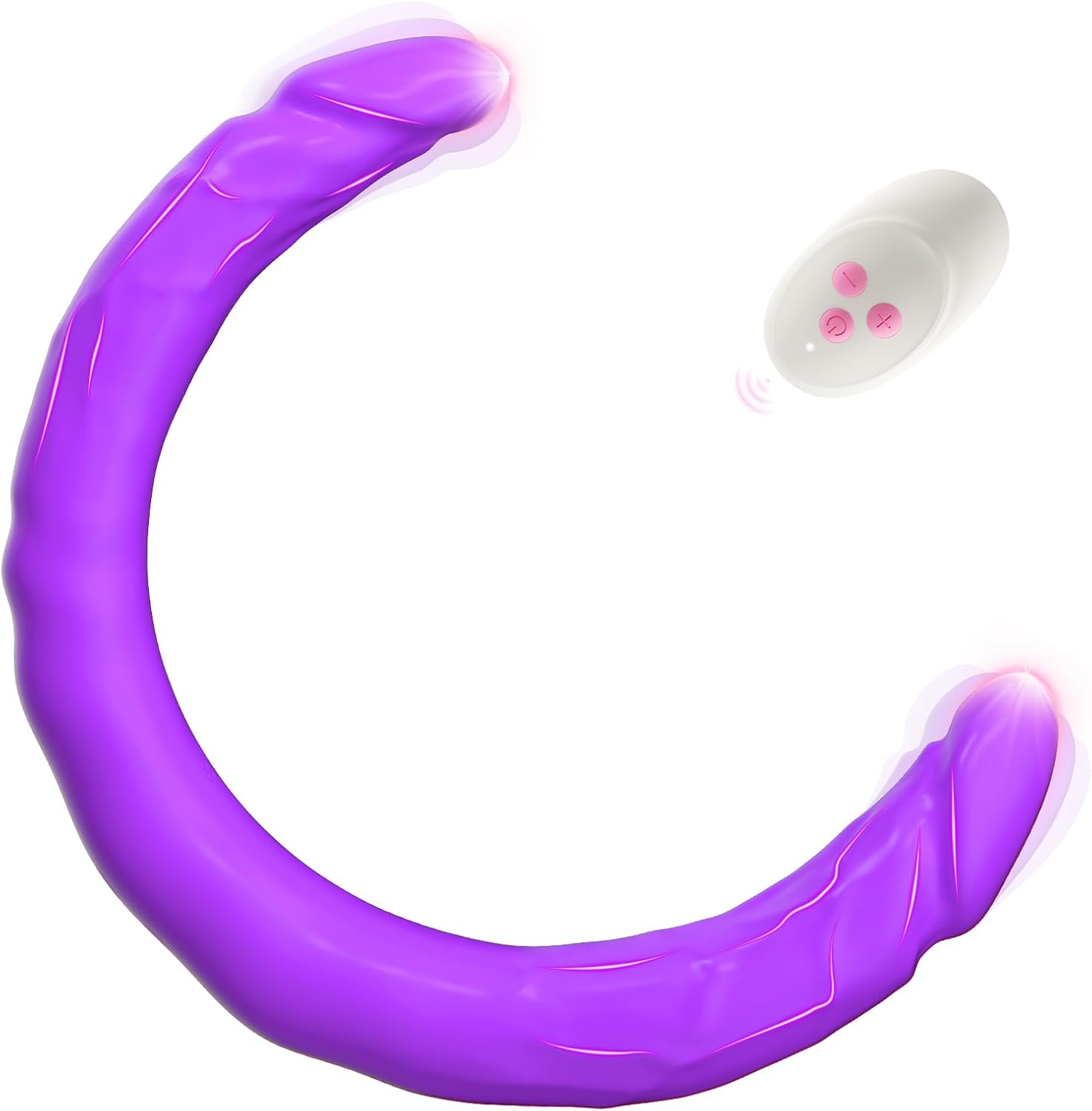 DualVibe 15.7" Double-Ended Dildo Vibrator