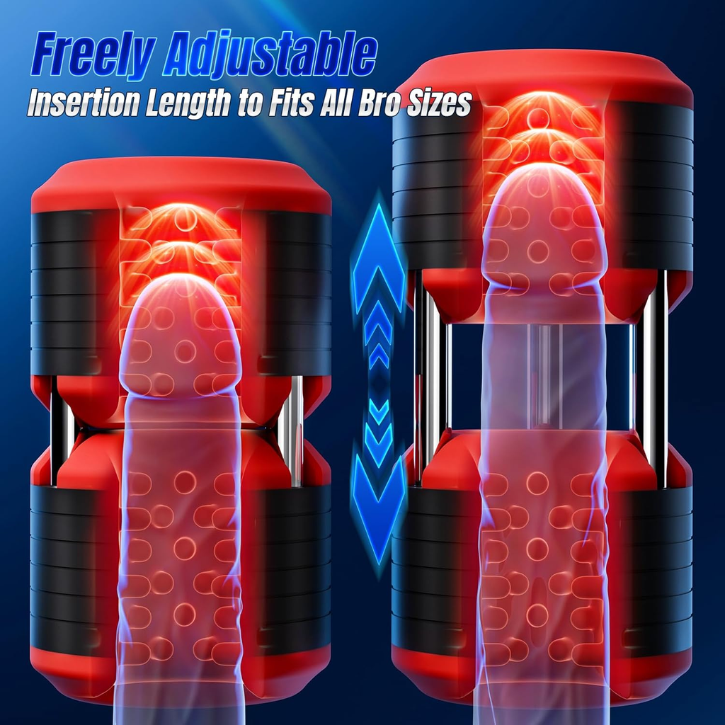 DumbbellRush 10 Mode Male Masturbator Trainer