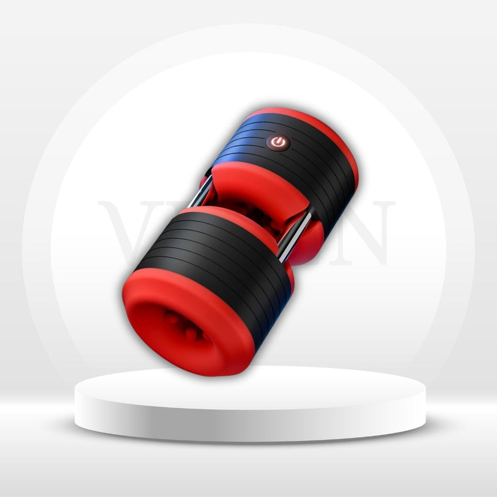 DumbbellRush 10 Mode Male Masturbator Trainer