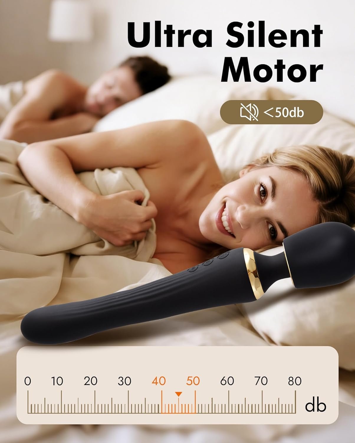 DuoThrust App Control Thrusting Wand Dildo Vibrator