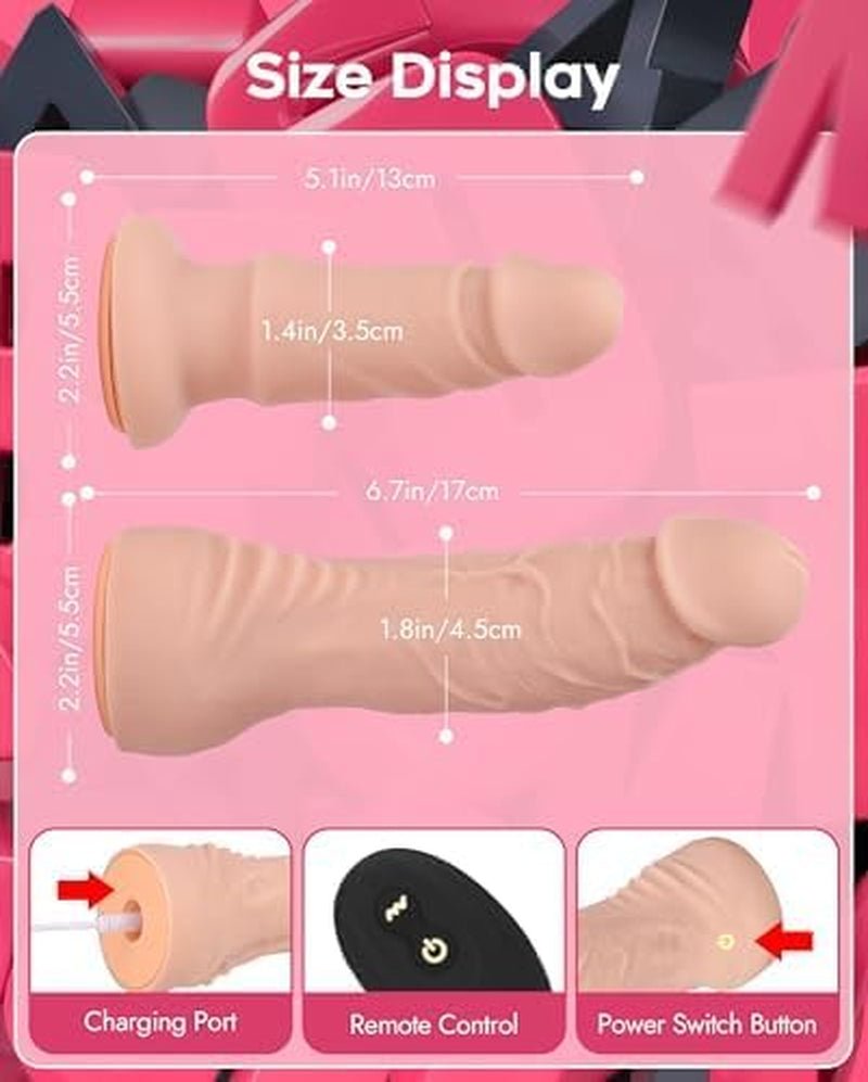 DuoVibe Vibrating Strap-On Dildo Set