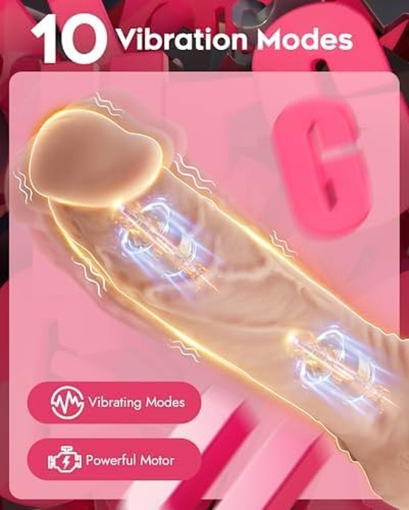 DuoVibe Vibrating Strap-On Dildo Set
