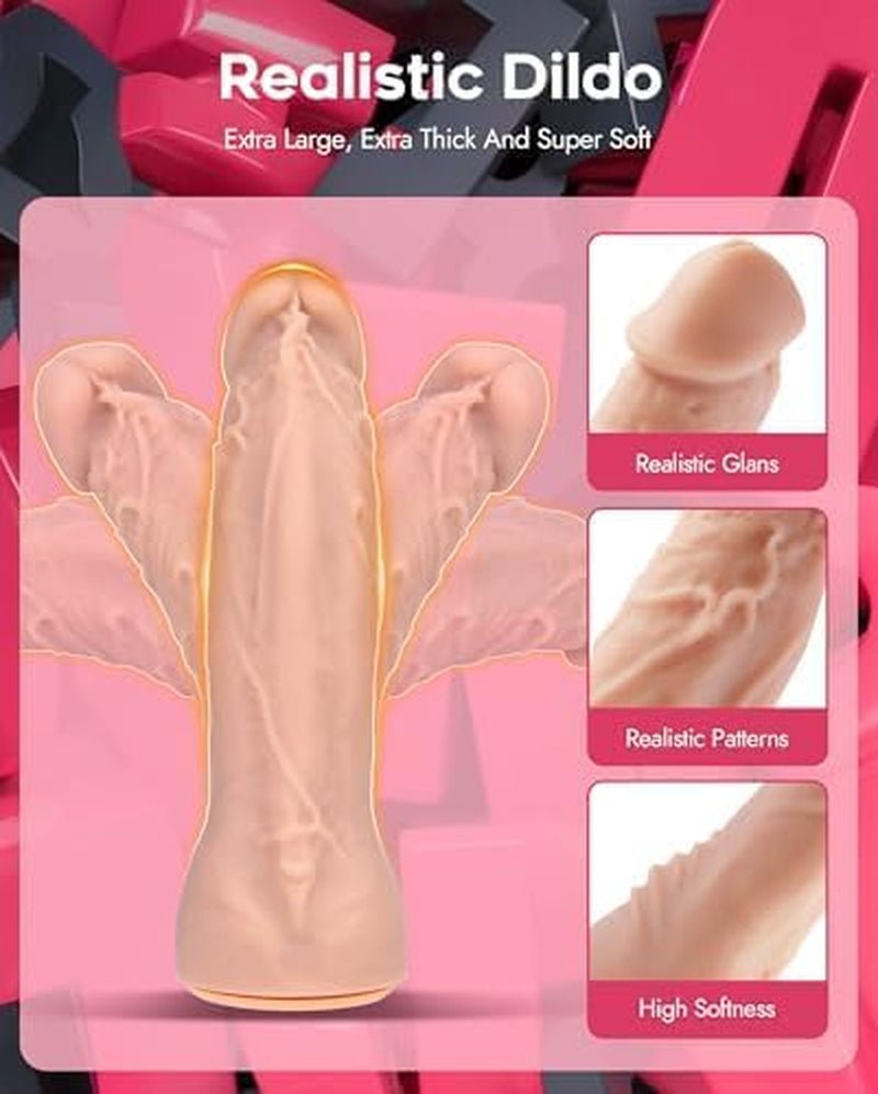 DuoVibe Vibrating Strap-On Dildo Set