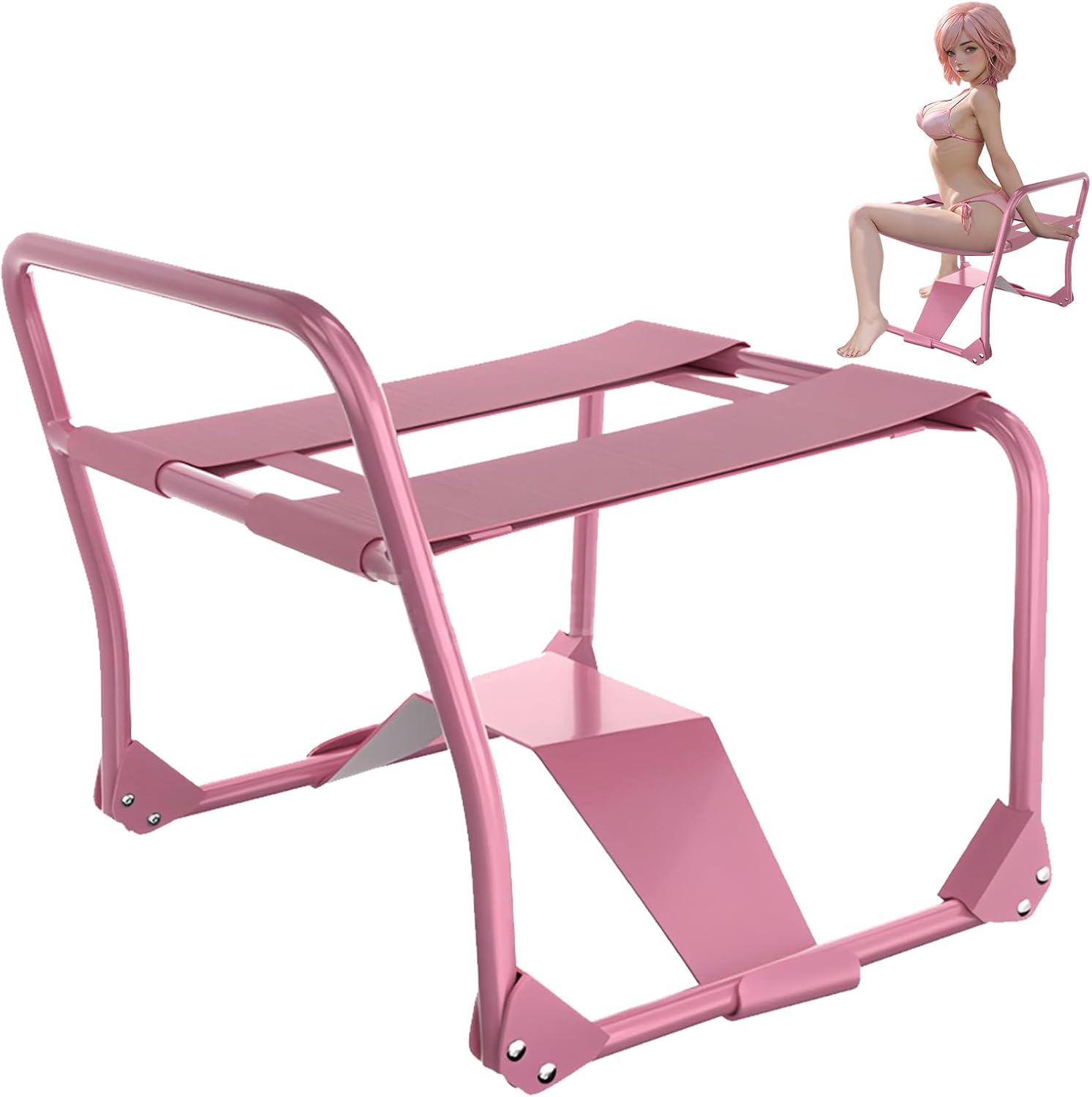 DynamicBounce Foldable Sex Chair with Dildo Mount