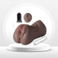 EbonyLuxe 3-in-1 Pocket Pussy Stroker