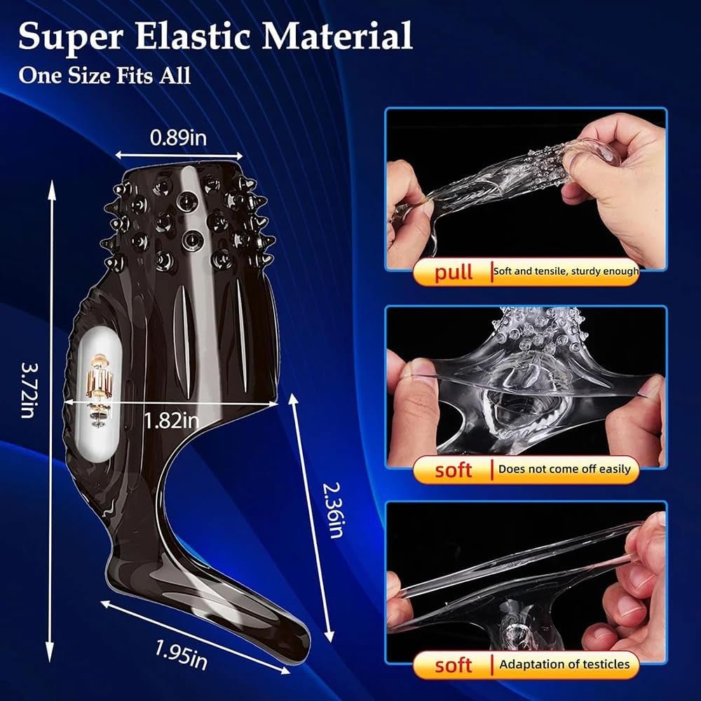 EdgeLock Vibrating Penis Sleeve & Cock Ring