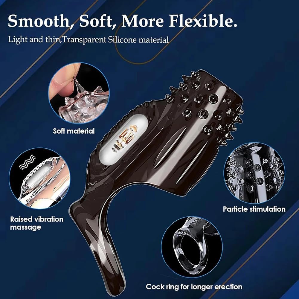EdgeLock Vibrating Penis Sleeve & Cock Ring