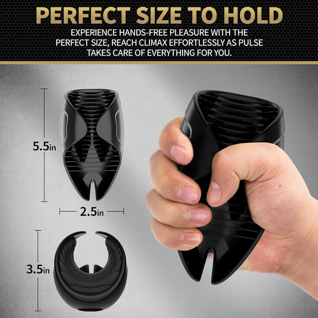 EdgeWrap Male Vibrator Training Masturbator, 10 Modes