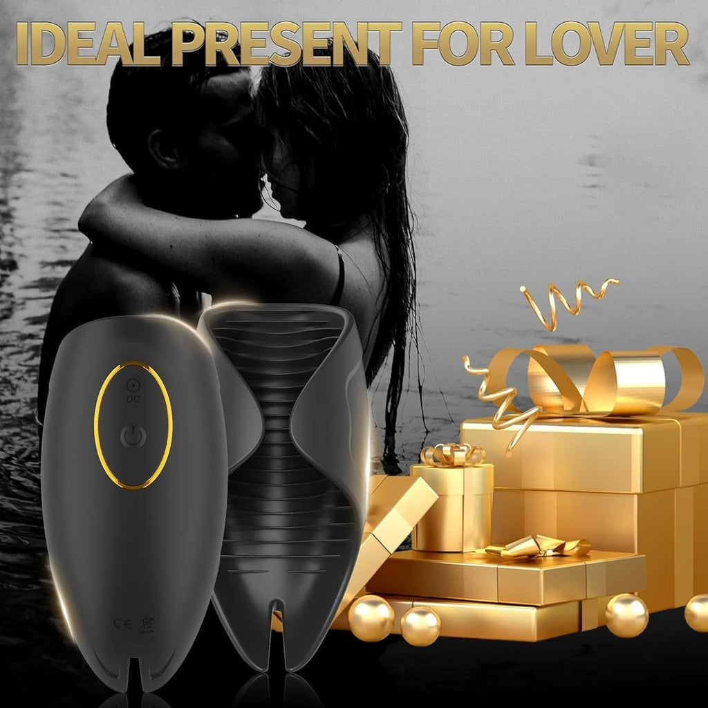 EdgeWrap Male Vibrator Training Masturbator, 10 Modes