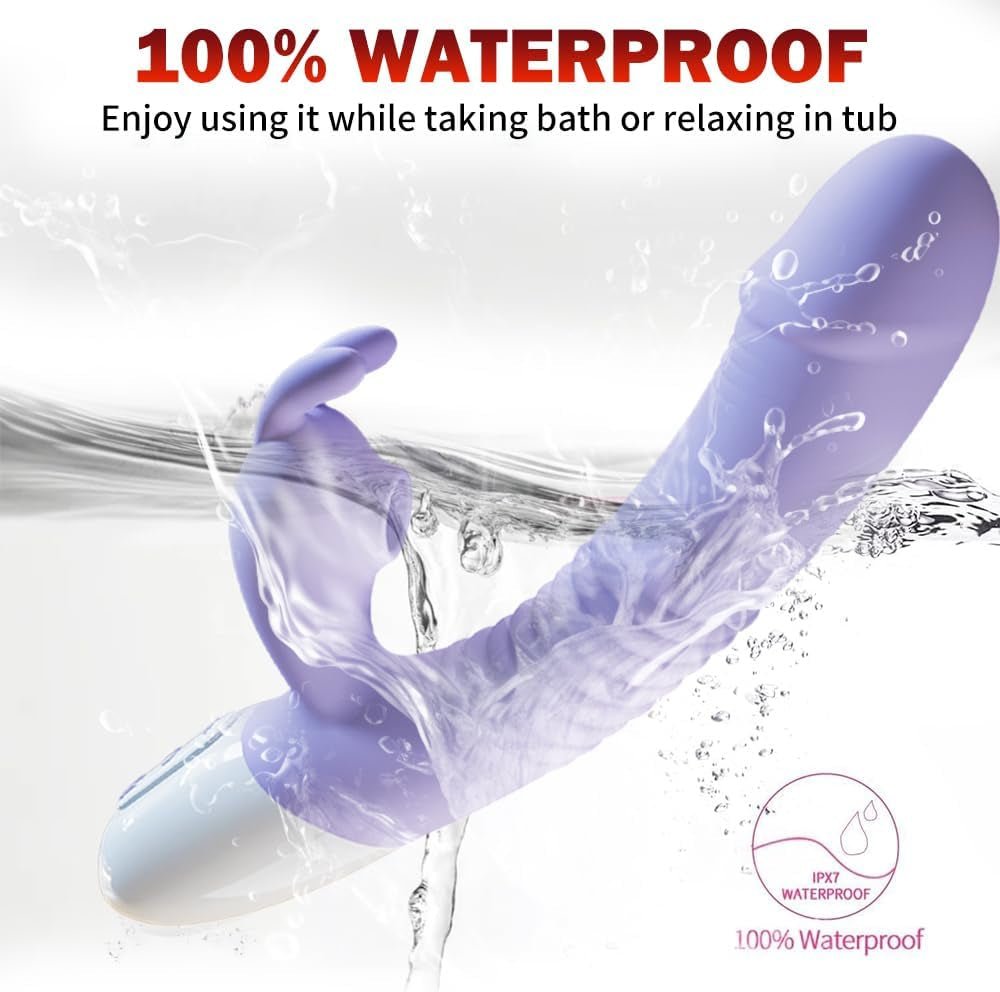 EmberBloom G-Spot Rabbit Vibrator with Heating