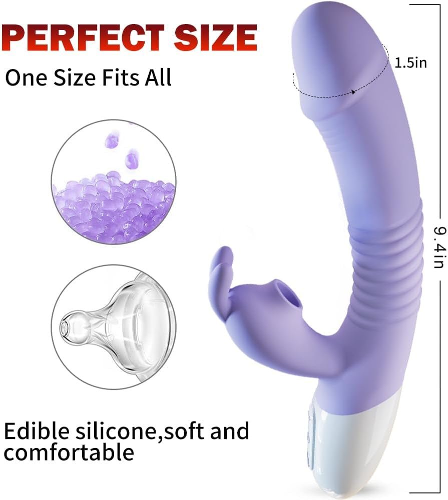 EmberBloom G-Spot Rabbit Vibrator with Heating