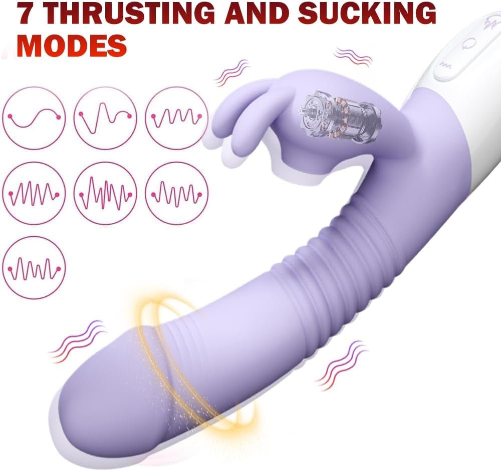 EmberBloom G-Spot Rabbit Vibrator with Heating