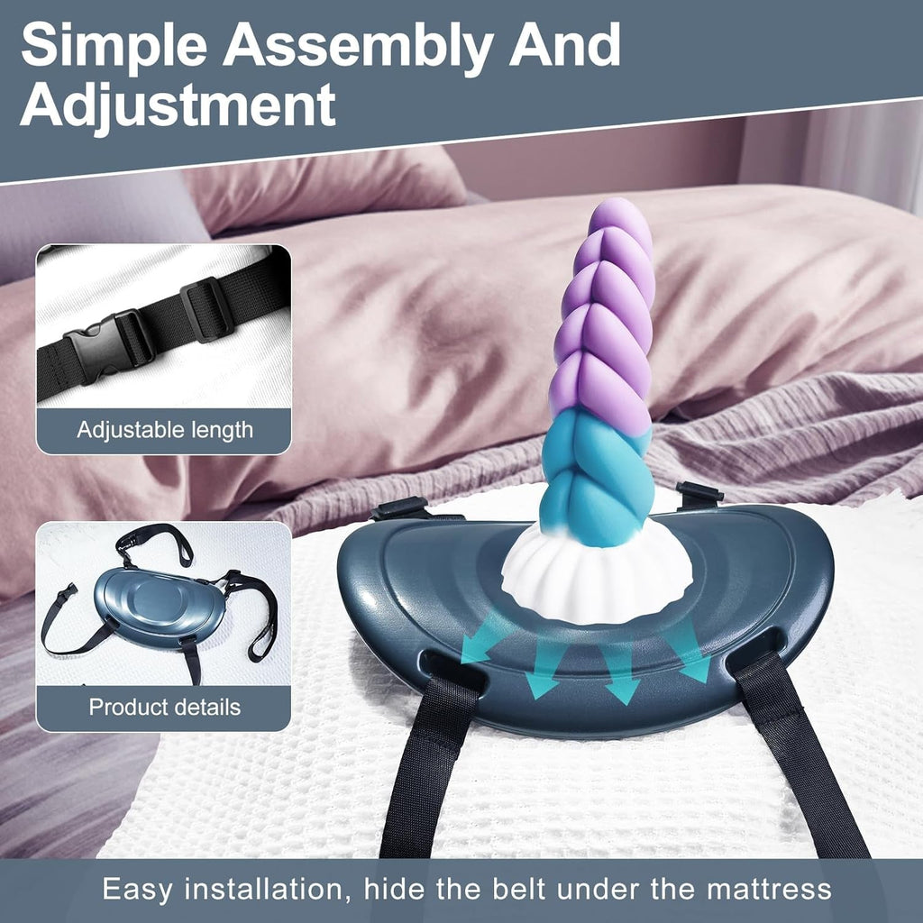 EmeraldRide Suction Cup Dildo Saddle Mount