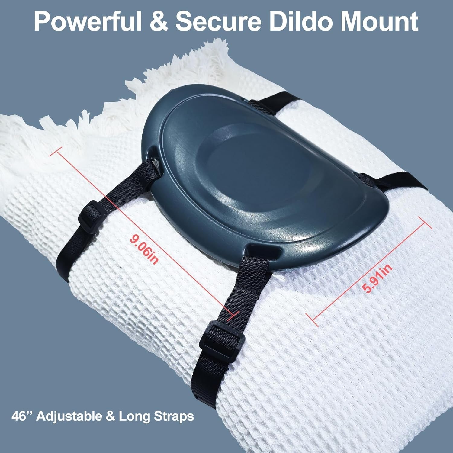 EmeraldRide Suction Cup Dildo Saddle Mount