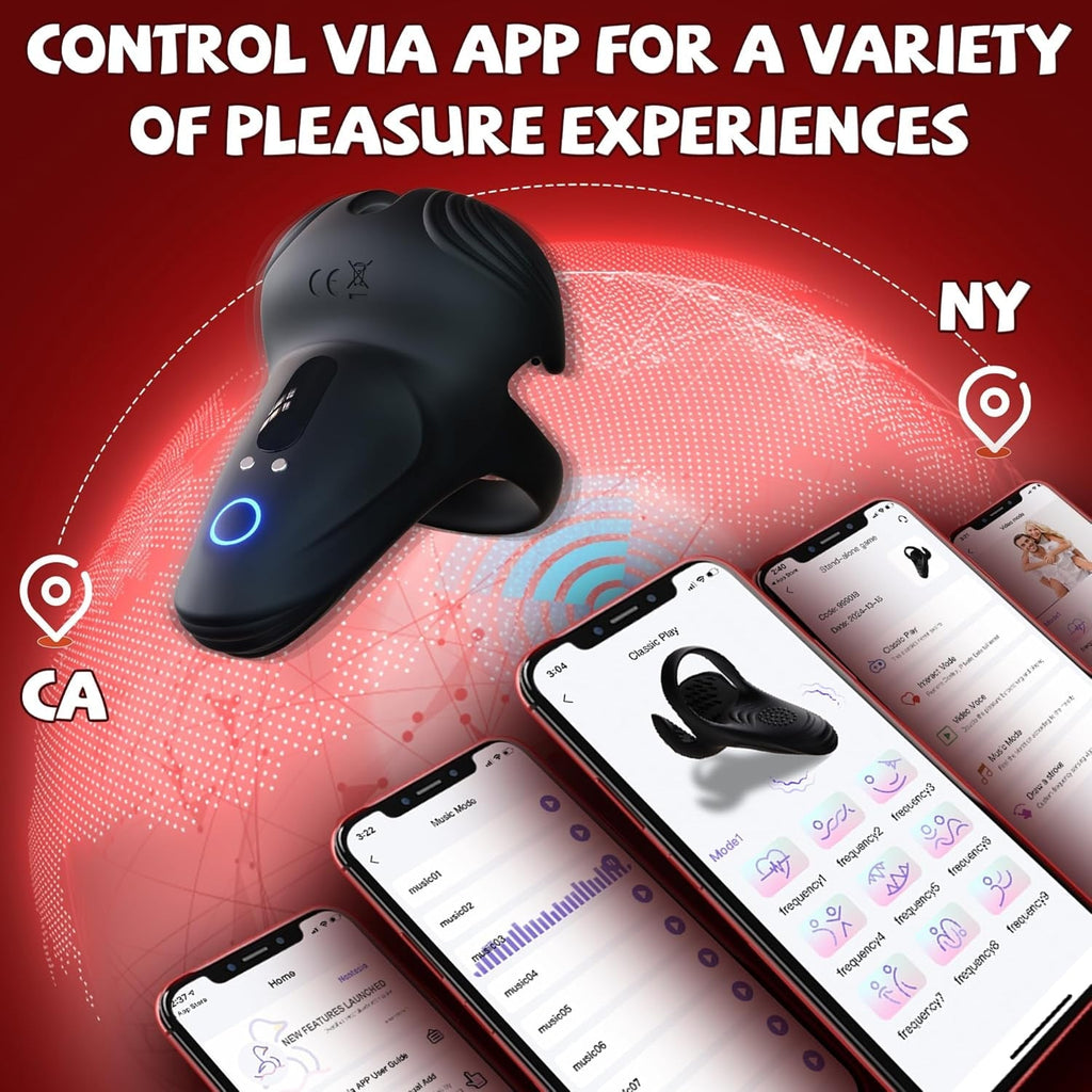 EnduroVibe App Control Penis Ring