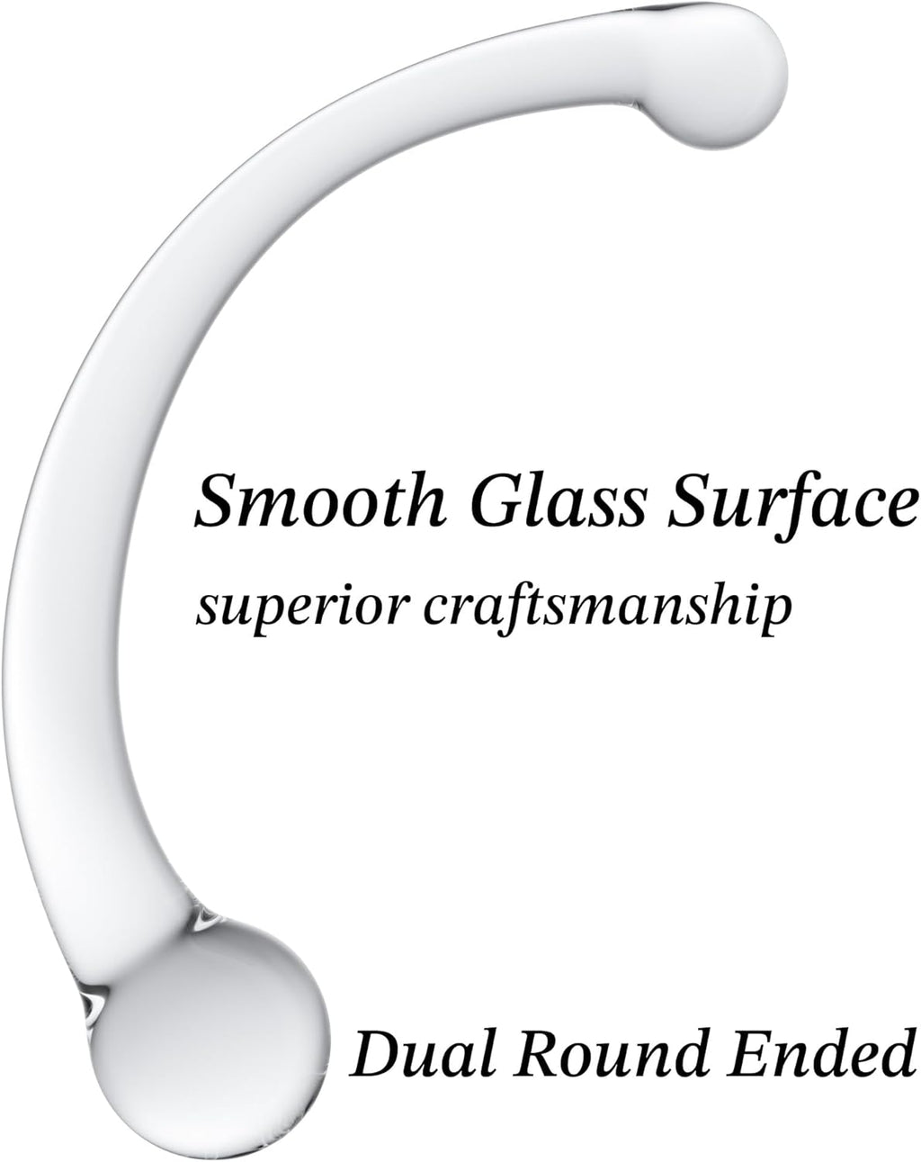 EuphoriaHook Dual Ended Glass Prostate Wand