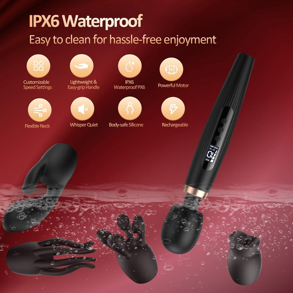EvoRipple Premium Wand Vibrator Kit