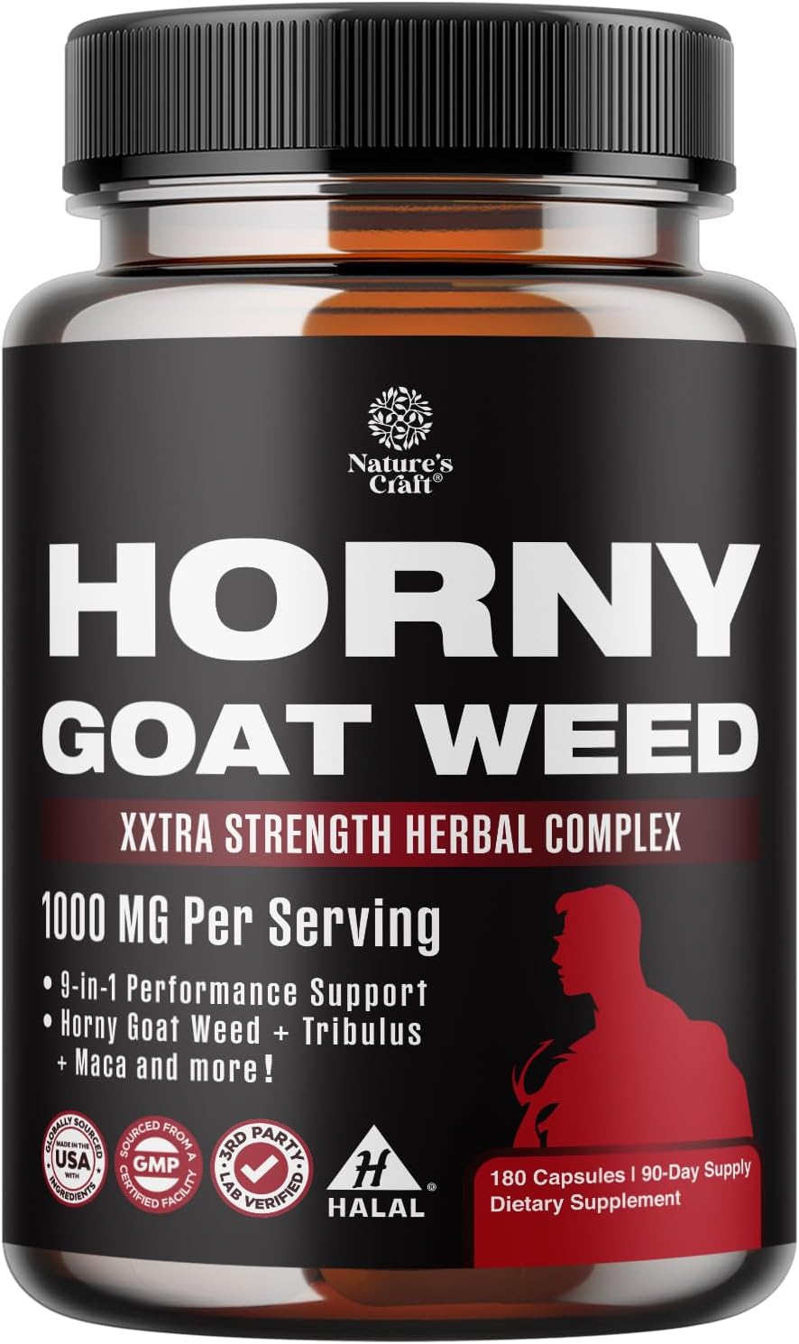 Extra Strength Horny Goat Weed – Stamina & Energy Supplement