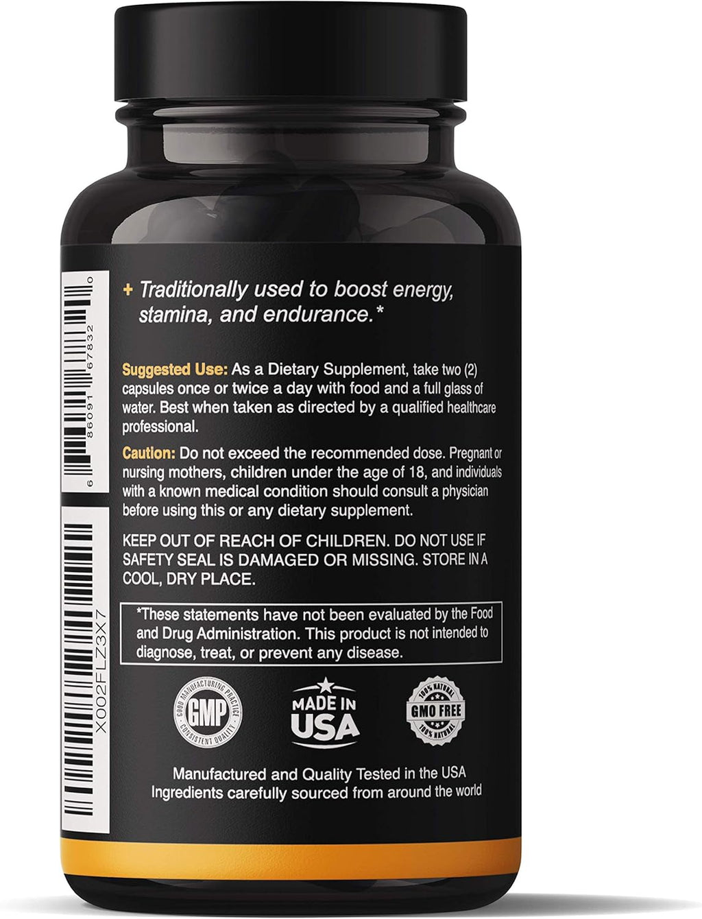Extra Strength Maca Root Capsules – Energy, Libido & Hormone Support
