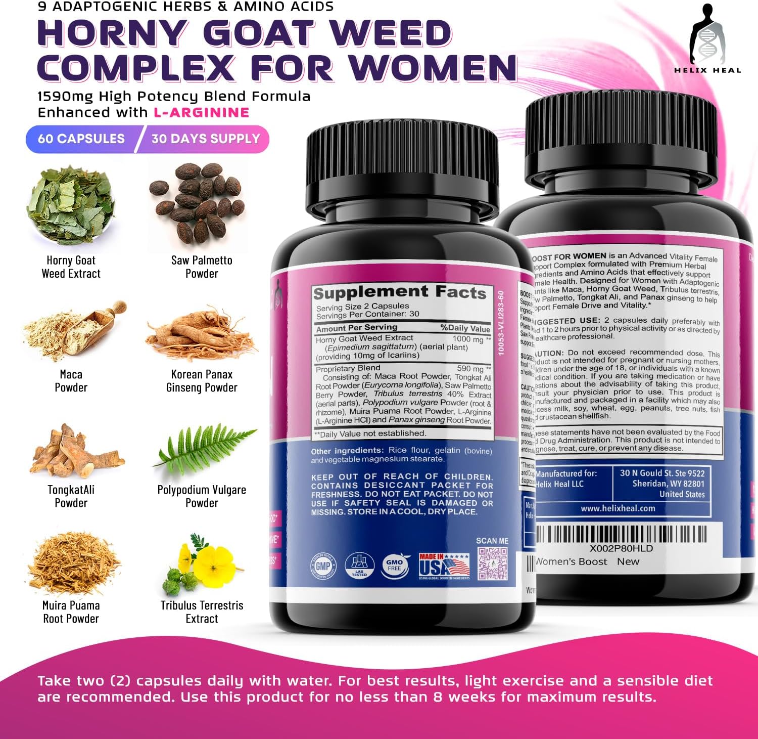 Female Libido Booster – Fast Acting Arousal & Hormone Support