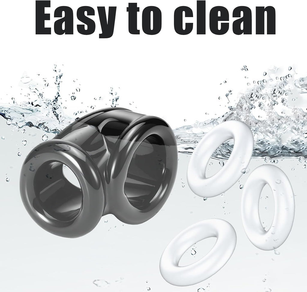 FirmFlex Ball Stretcher Cock Ring Set