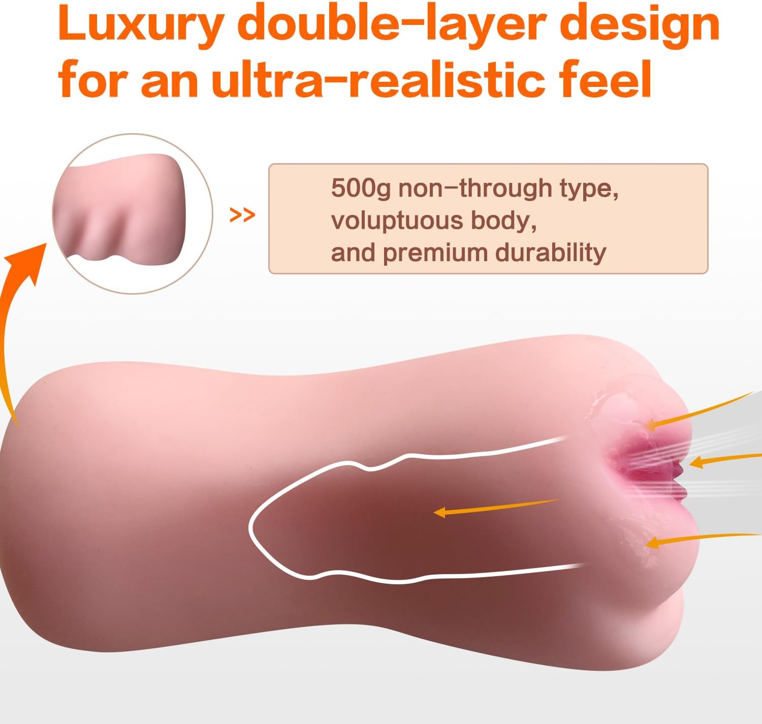 FirstGrip RealFeel Pocket Pussy Stroker