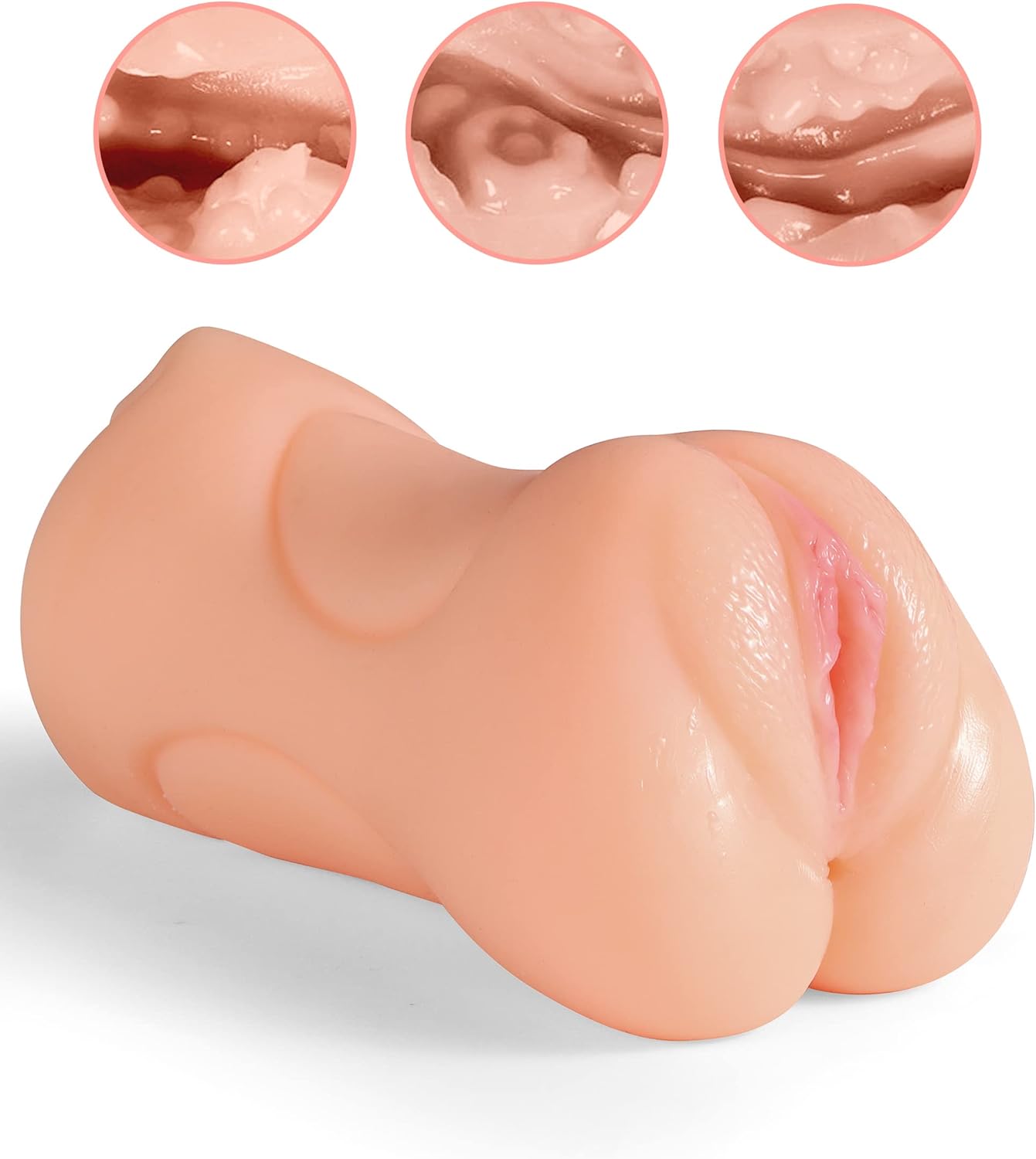 FleshGrip 3-in-1 RealFeel Pocket Pussy Masturbator