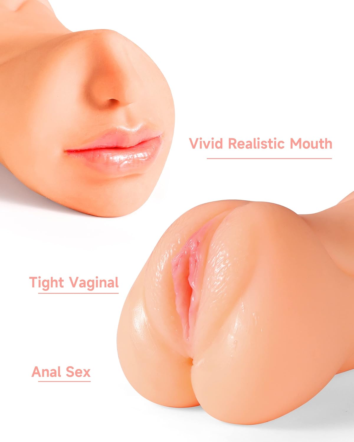 FleshGrip 3-in-1 RealFeel Pocket Pussy Masturbator