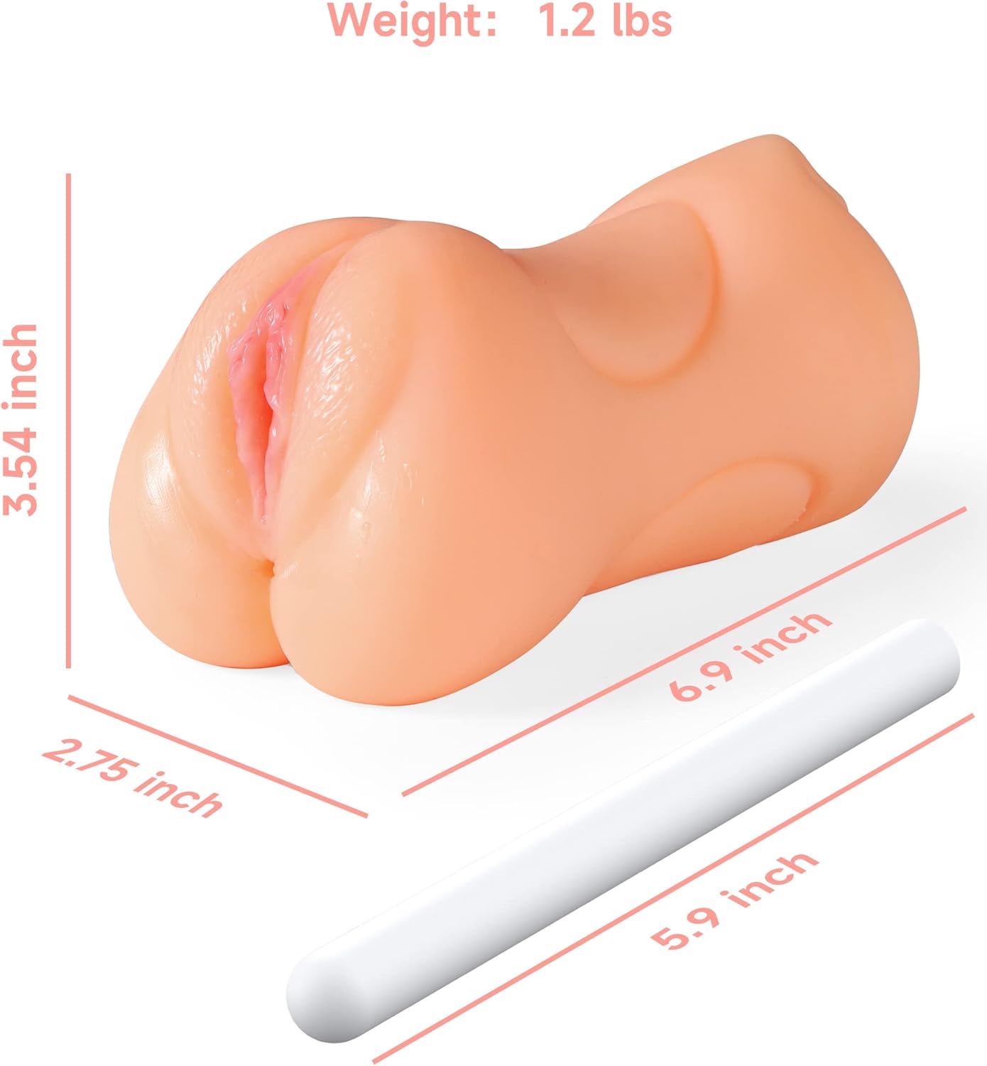 FleshGrip 3-in-1 RealFeel Pocket Pussy Masturbator