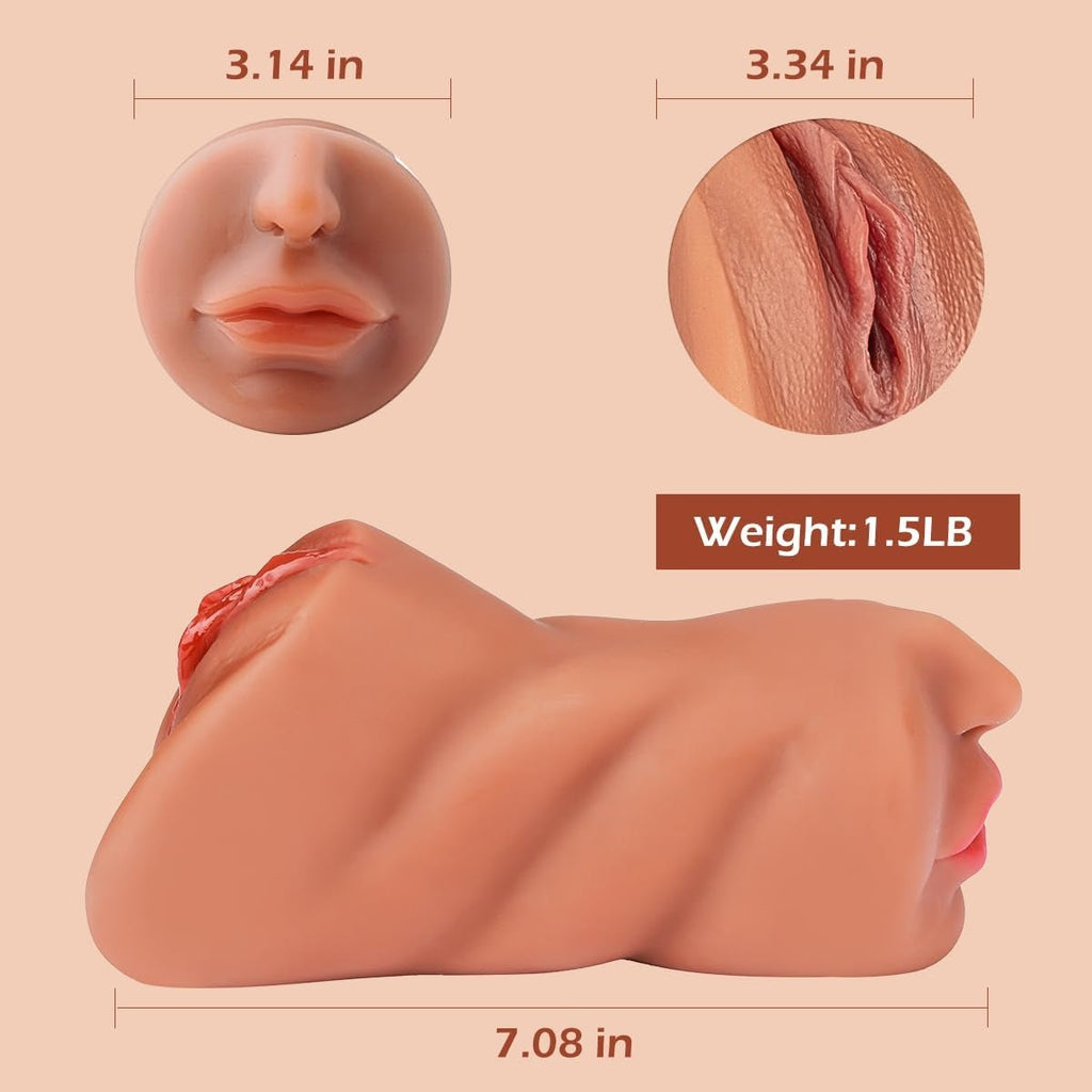 FleshTrio 3-Hole Pocket Pussy Stroker