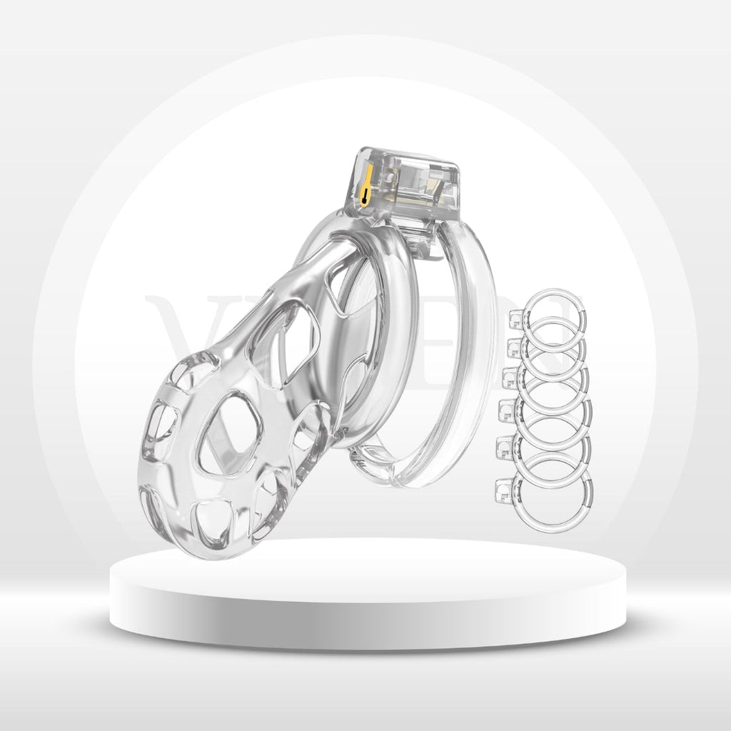 FlexCage Transparent Soft Chastity Cage