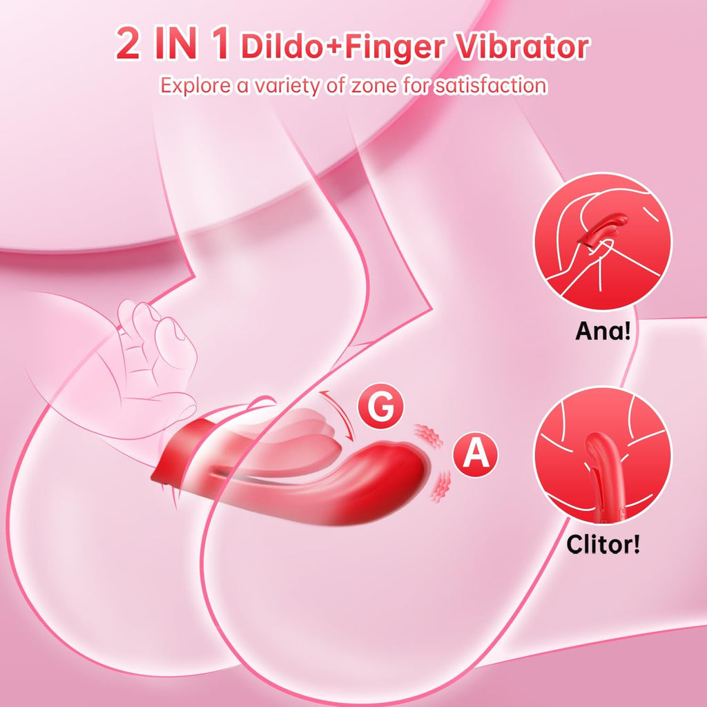 FlexFlick Duo Pulse Finger Vibrator
