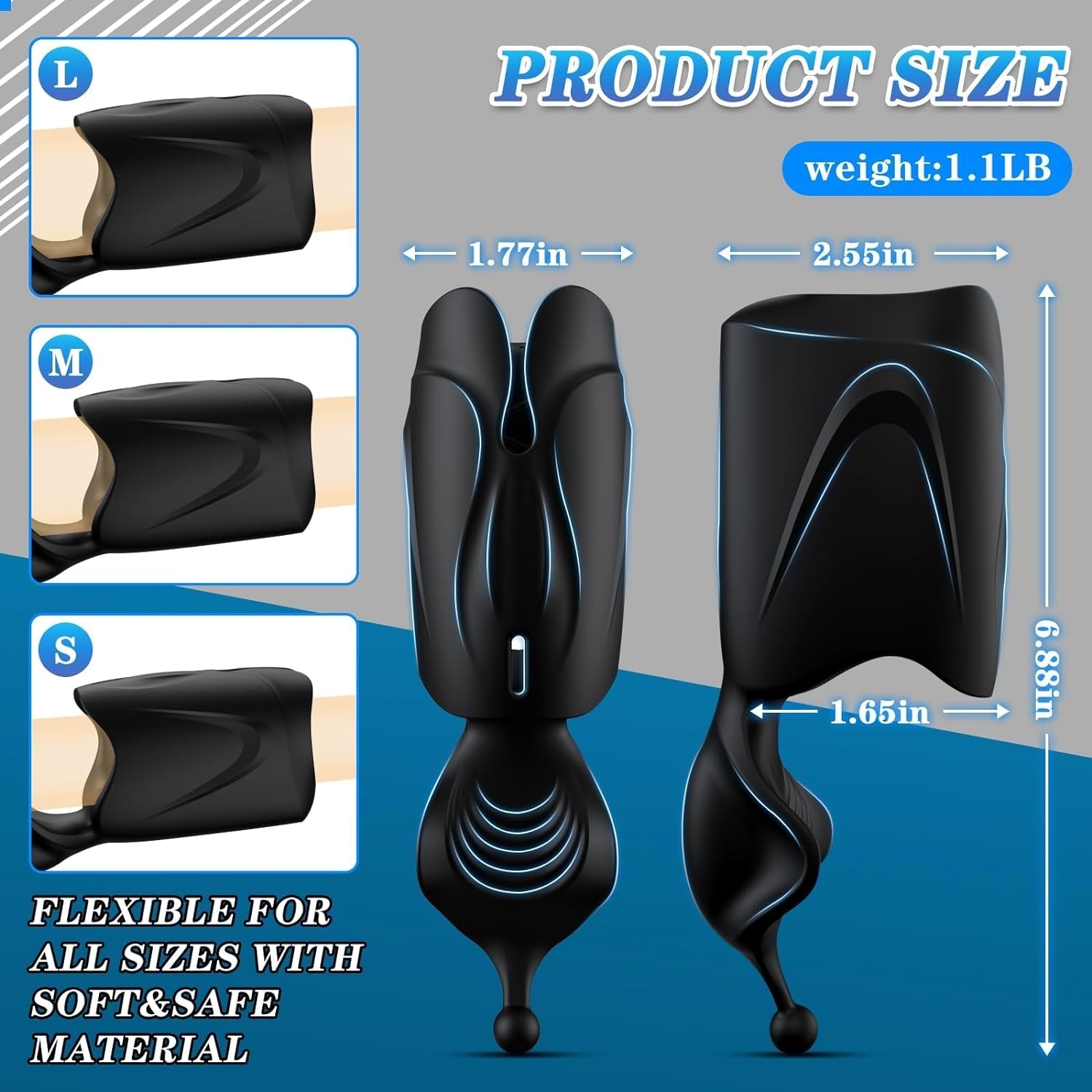 FlexGlide Male Trainer Vibrator Glans Stimulator