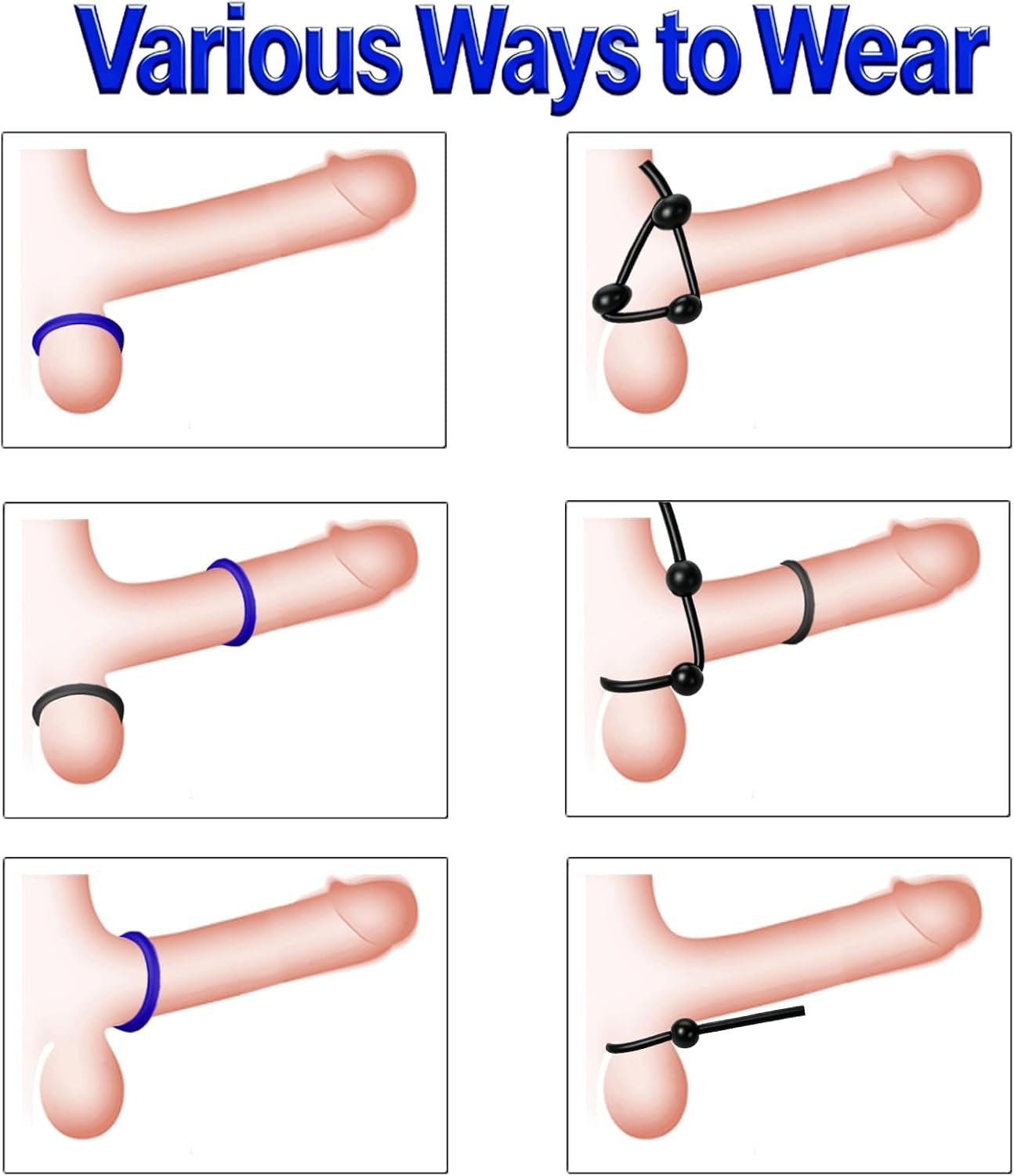 FlexLoop 9-Piece Adjustable Cock Ring Set