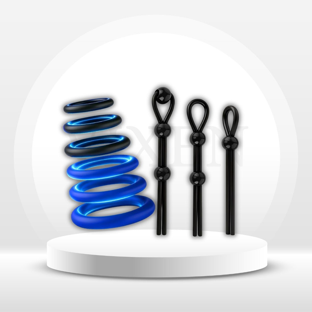 FlexLoop 9-Piece Adjustable Cock Ring Set