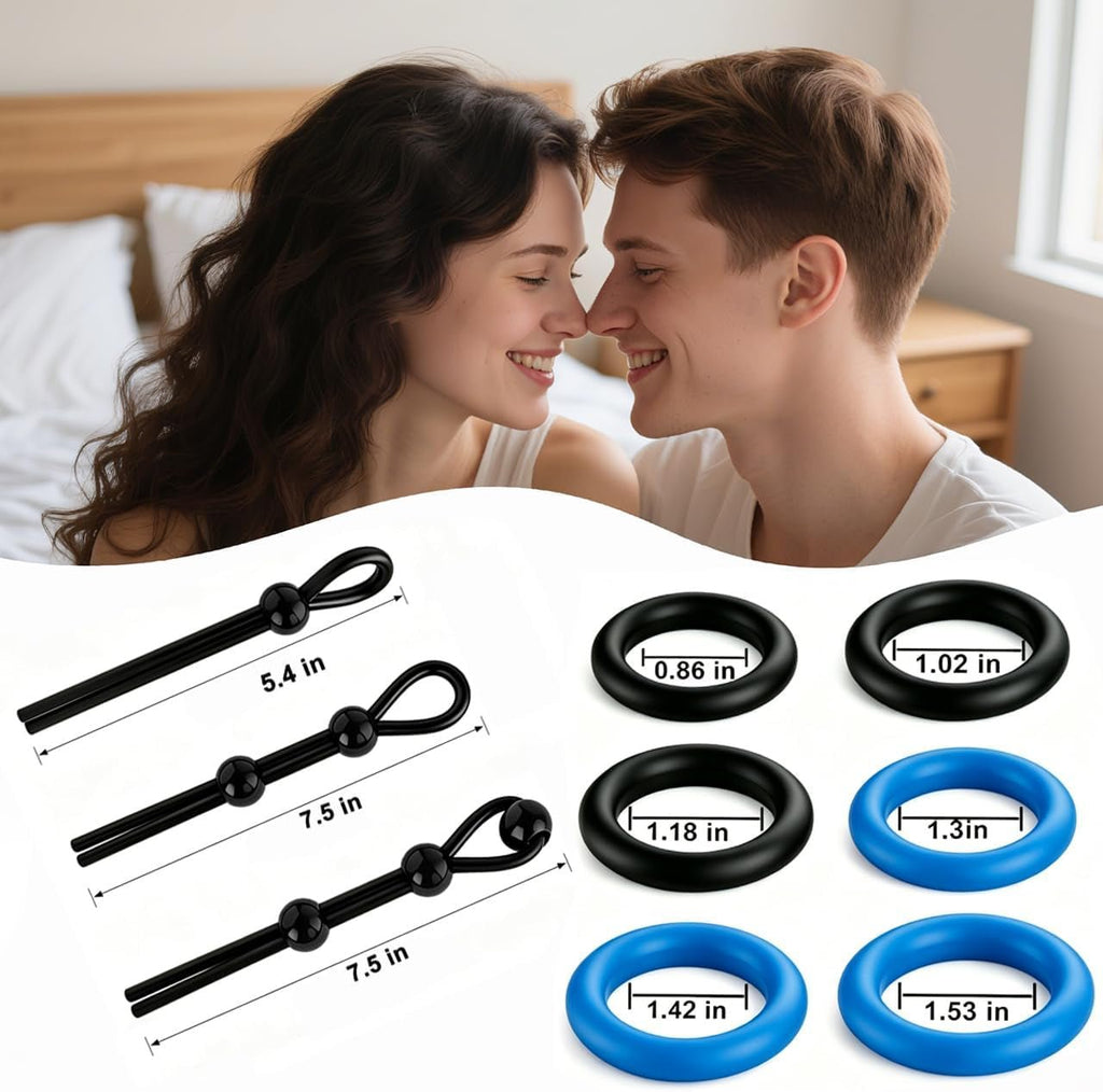 FlexLoop 9-Piece Adjustable Cock Ring Set