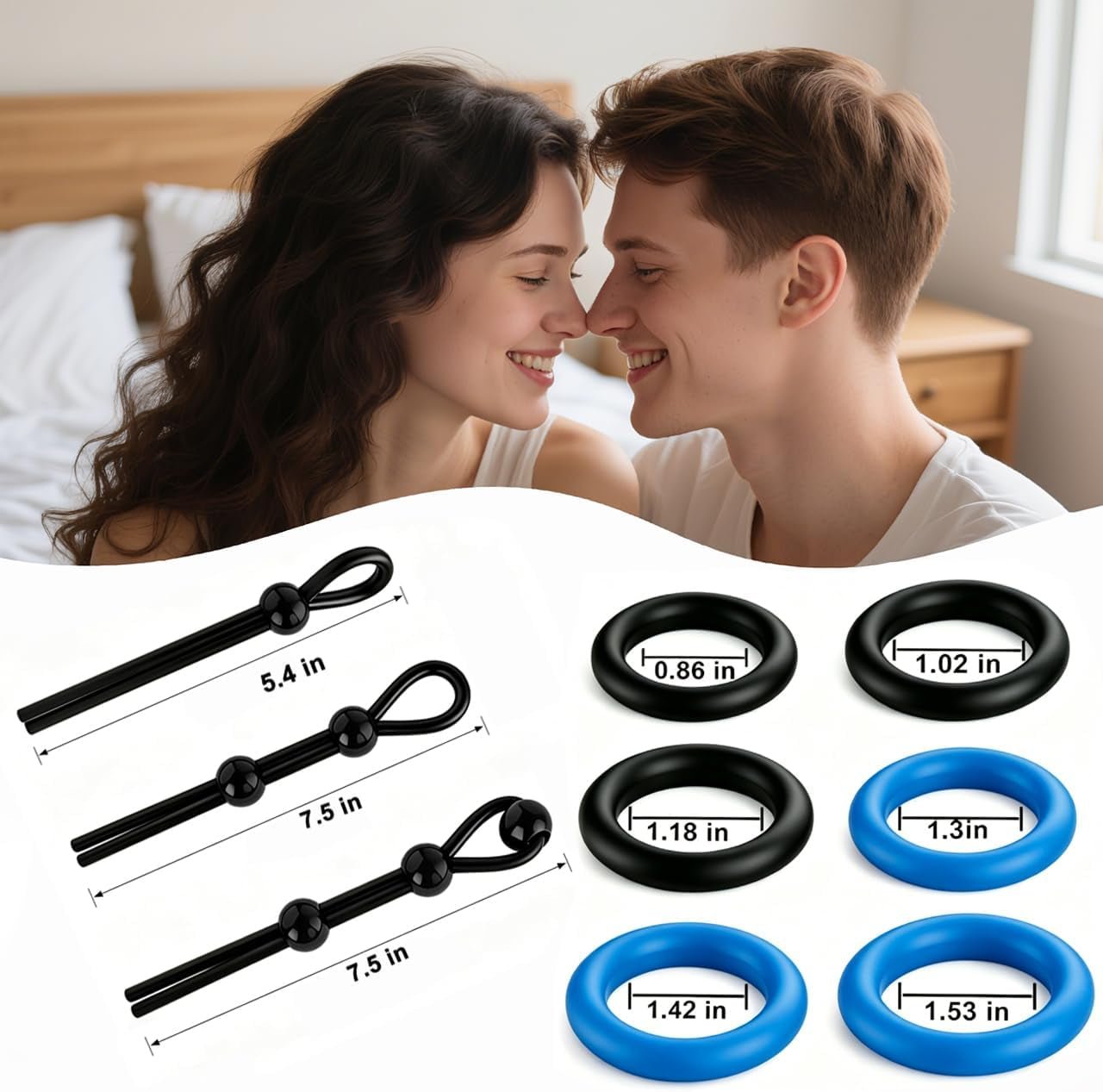 FlexLoop 9-Piece Adjustable Cock Ring Set