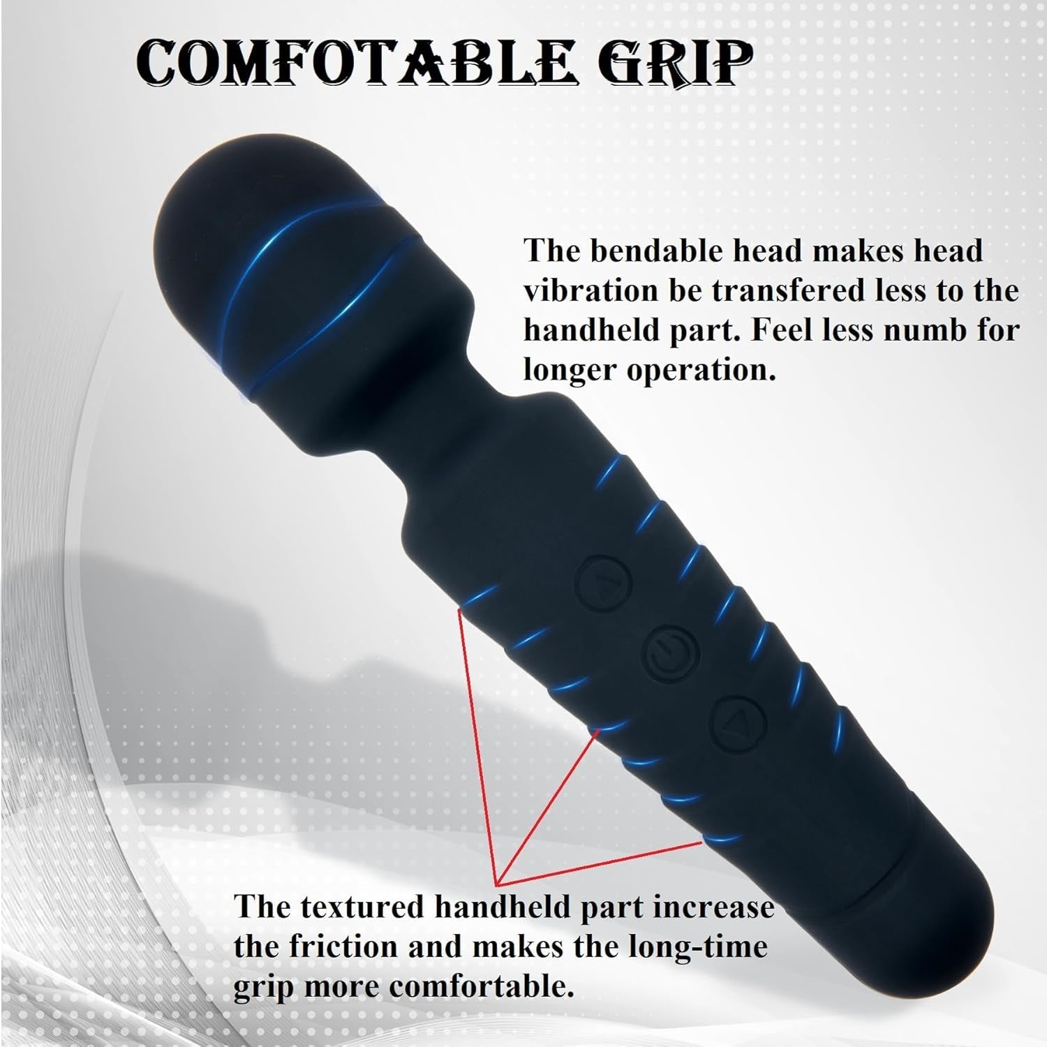 FlexMuse Bendable Clitoral Vibrator Wand