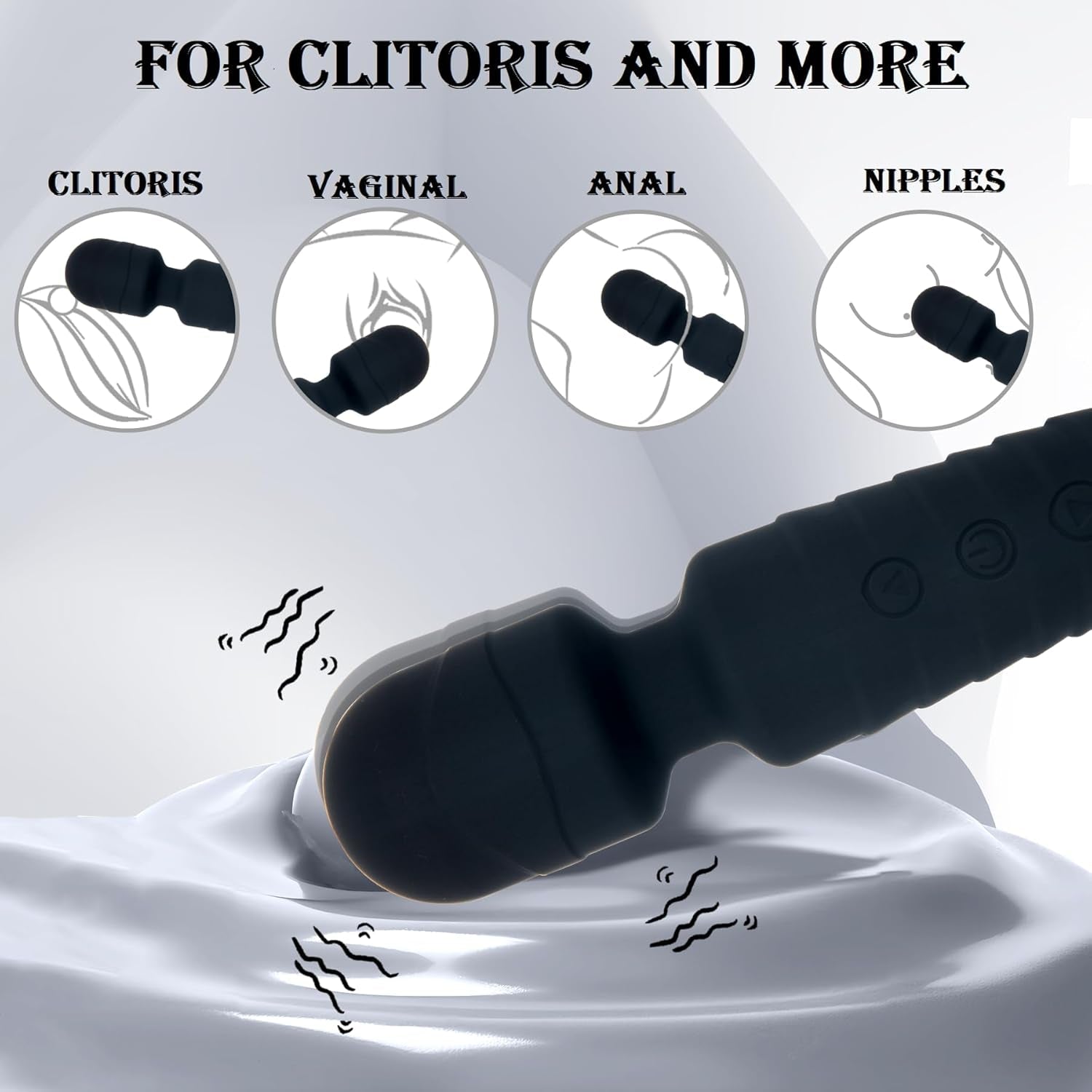 FlexMuse Bendable Clitoral Vibrator Wand