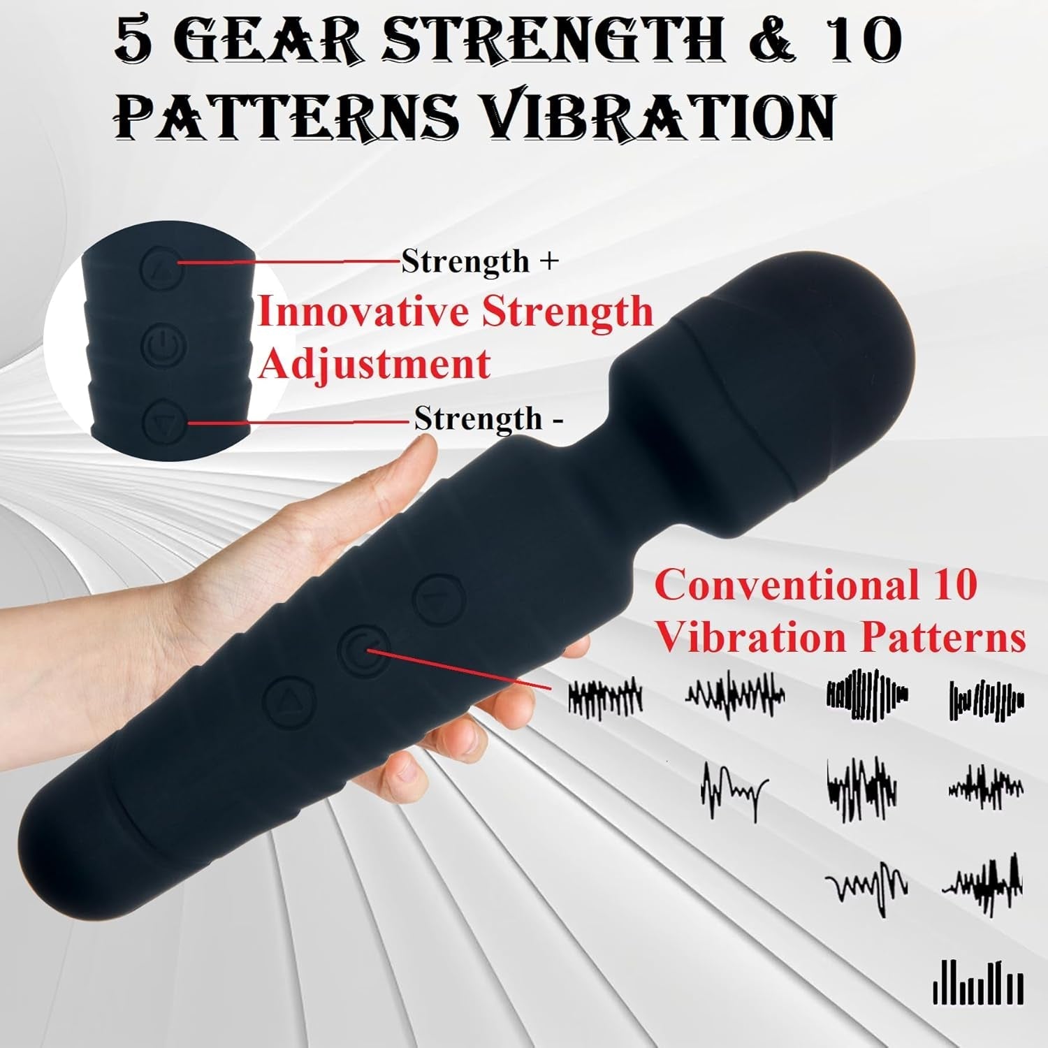 FlexMuse Bendable Clitoral Vibrator Wand