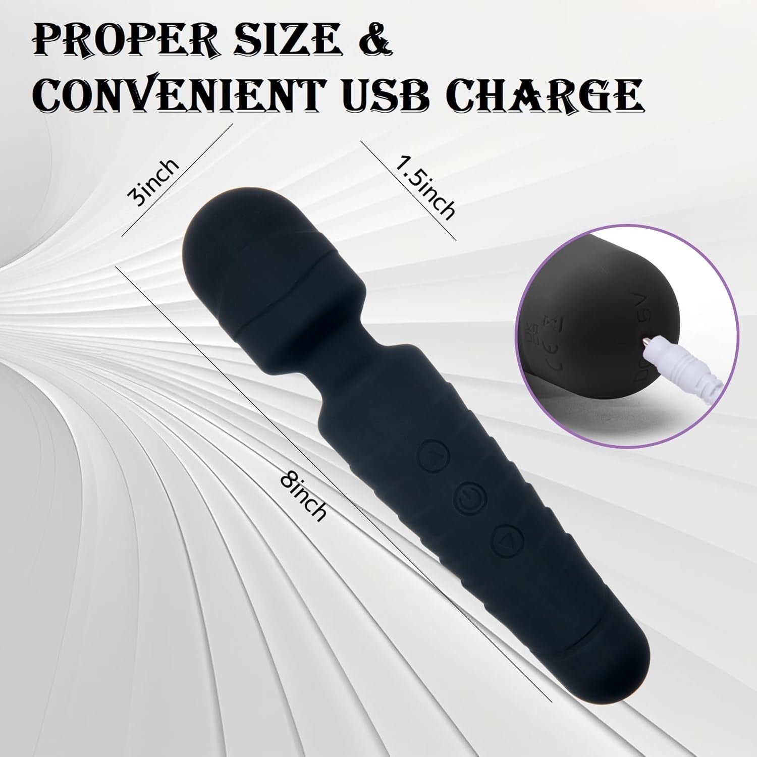 FlexMuse Bendable Clitoral Vibrator Wand