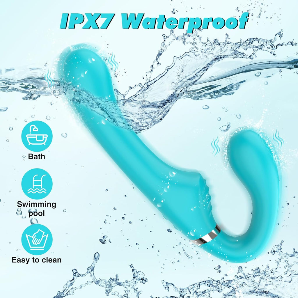 FlexPulse Dual Sided Strapless Strap-On Dildo